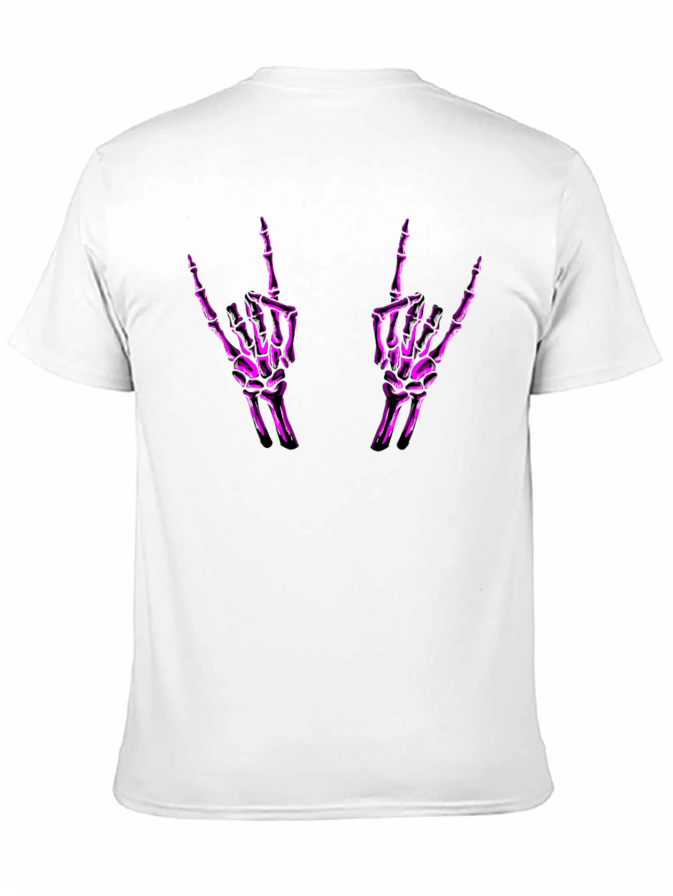 Rock On Skeleton Hand Graphic Tee