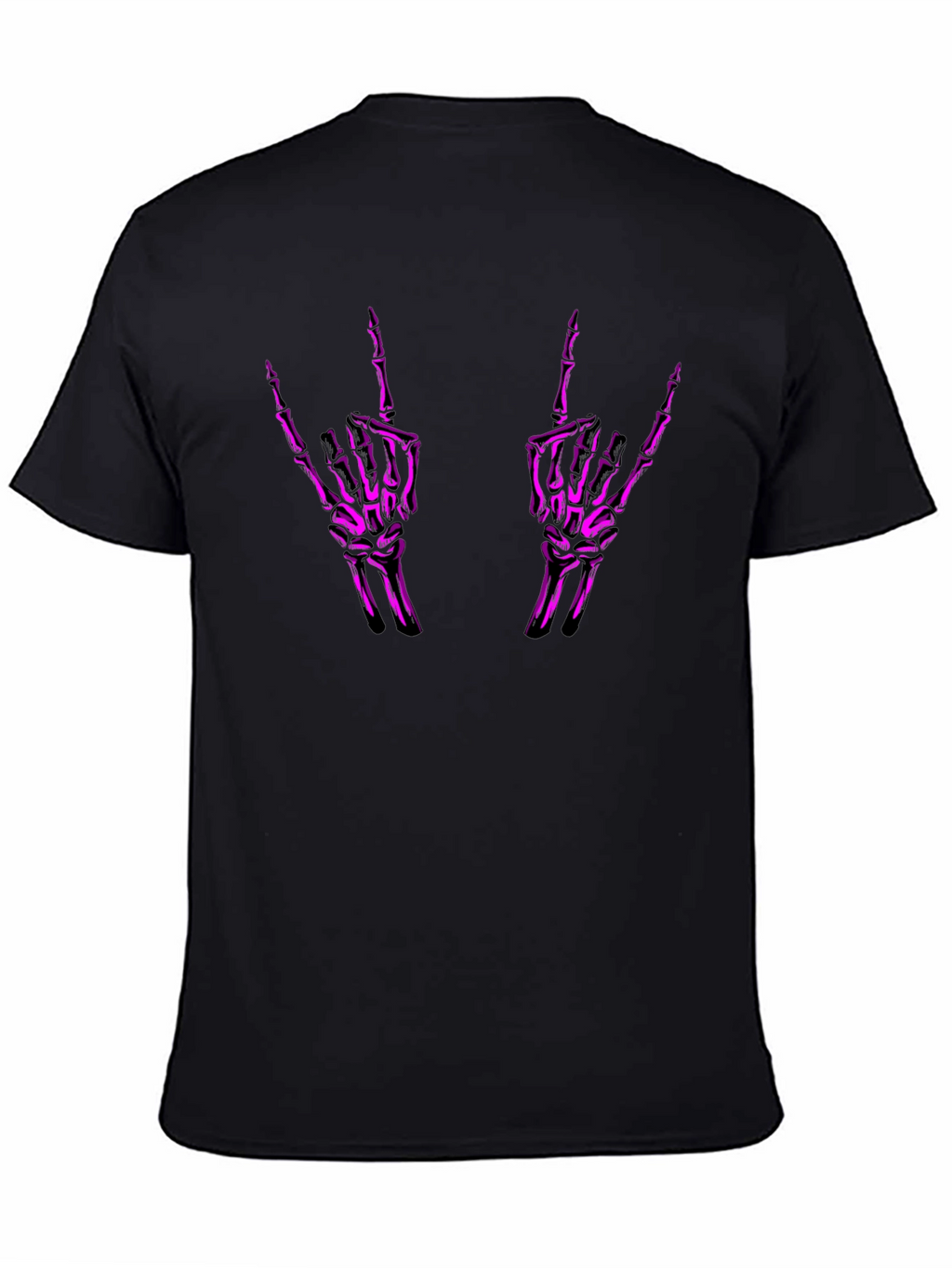 Rock On Skeleton Hand Graphic Tee