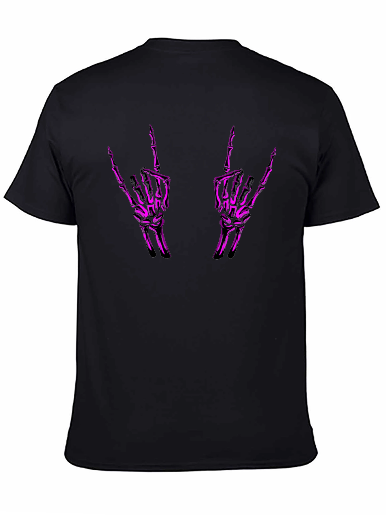 Rock On Skeleton Hand Graphic Tee