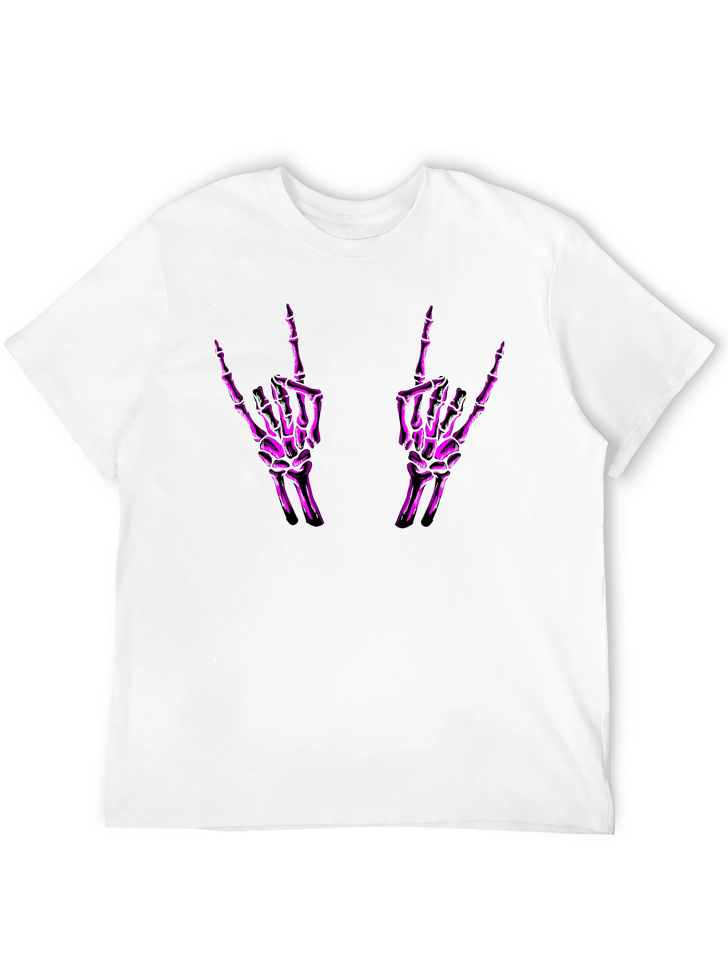 Rock On Skeleton Hand Graphic Tee