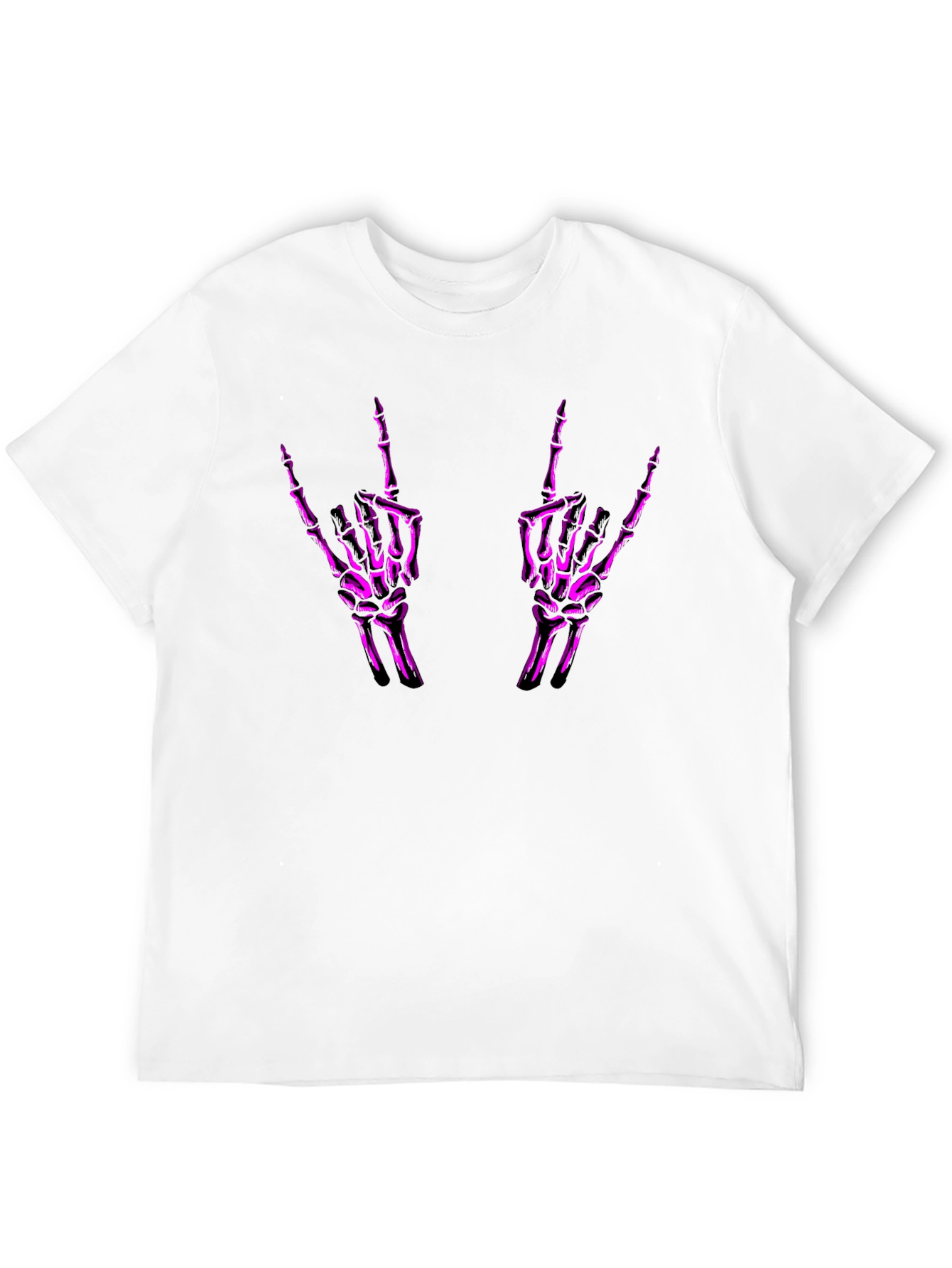 Rock On Skeleton Hand Graphic Tee