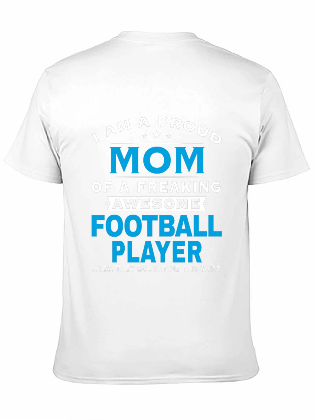 Proud Mom of Football Player Graphic T-Shirt