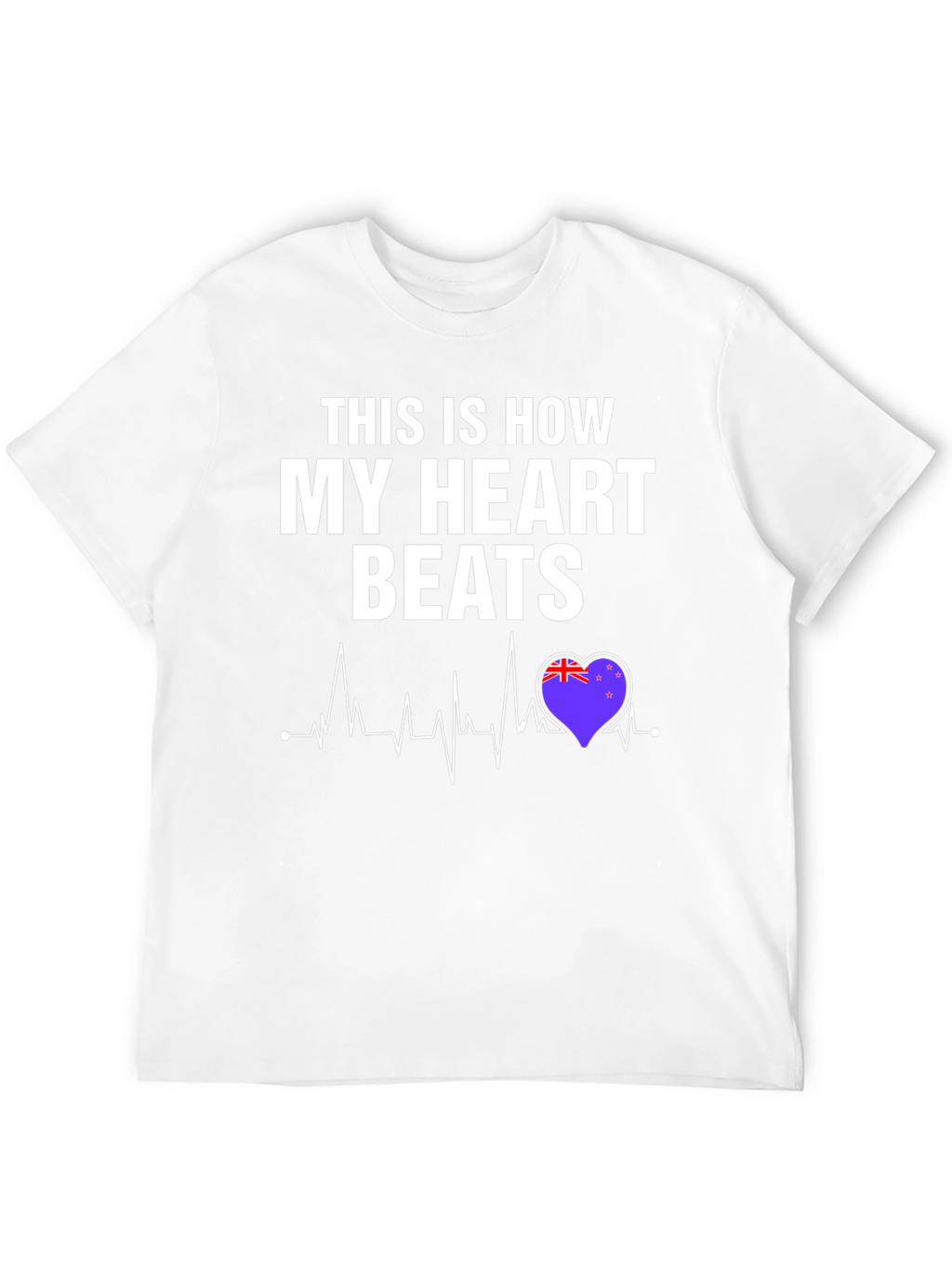 New Zealand Heartbeat T-Shirt