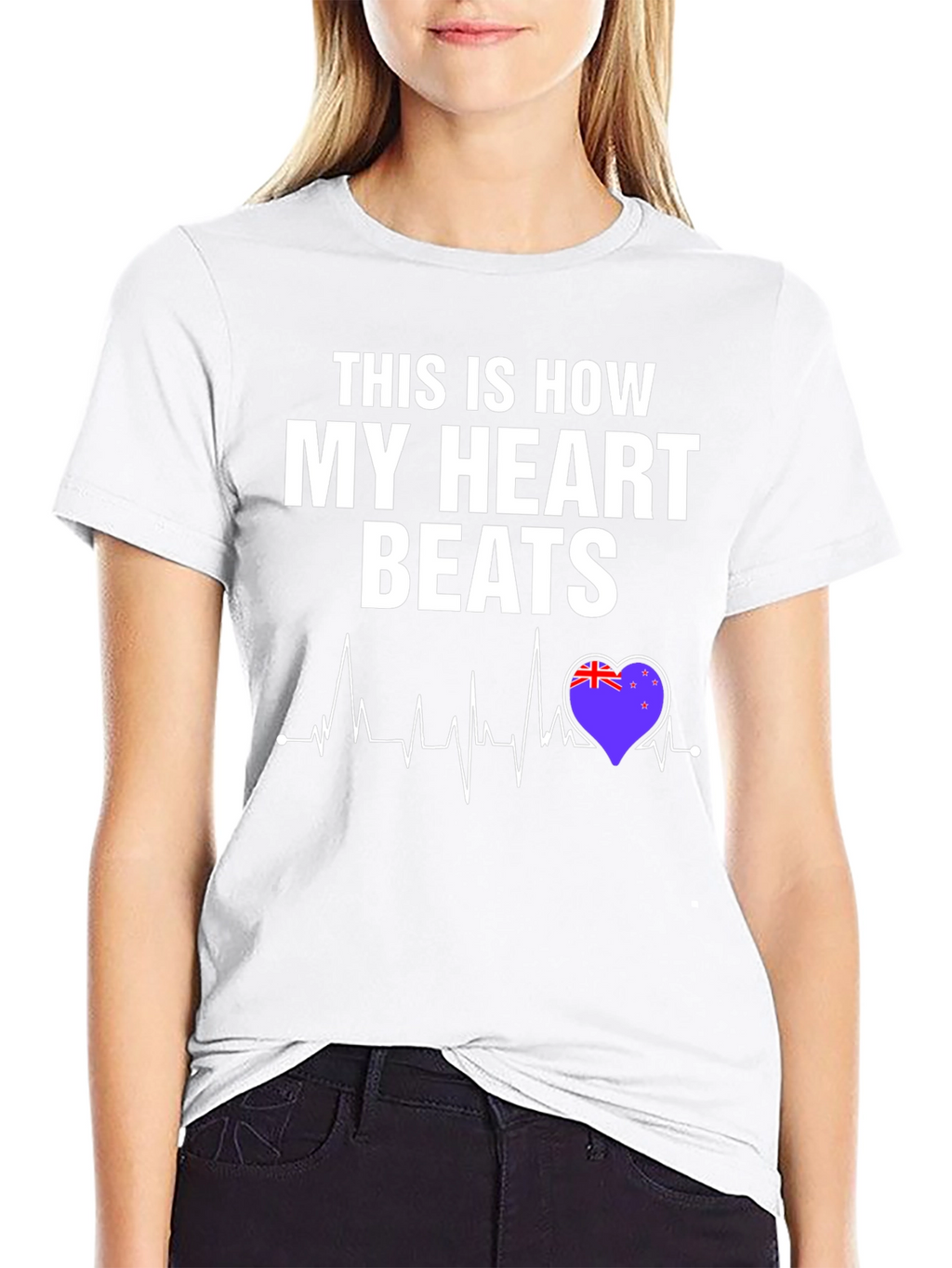 New Zealand Heartbeat T-Shirt