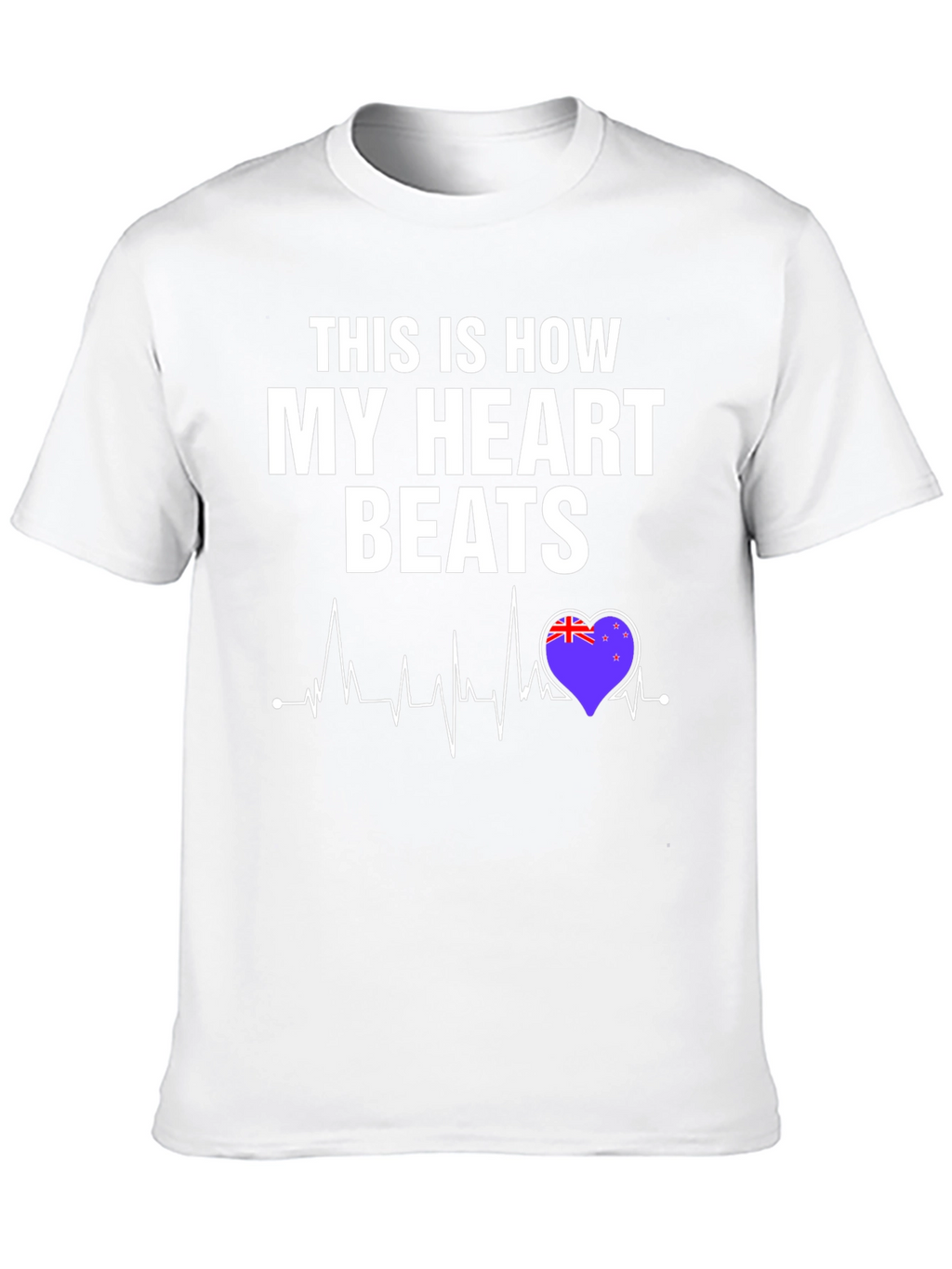 New Zealand Heartbeat T-Shirt