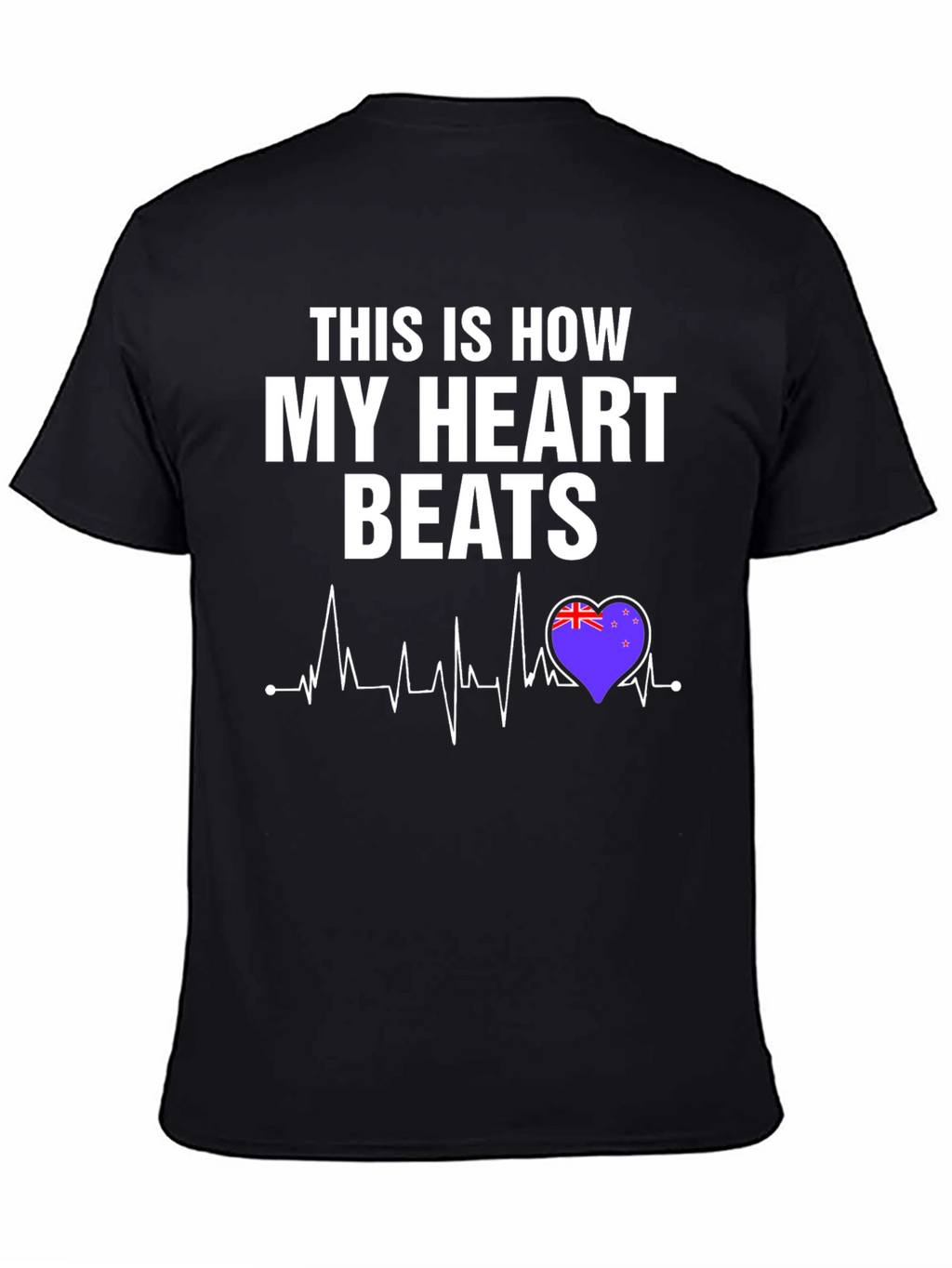 New Zealand Heartbeat T-Shirt