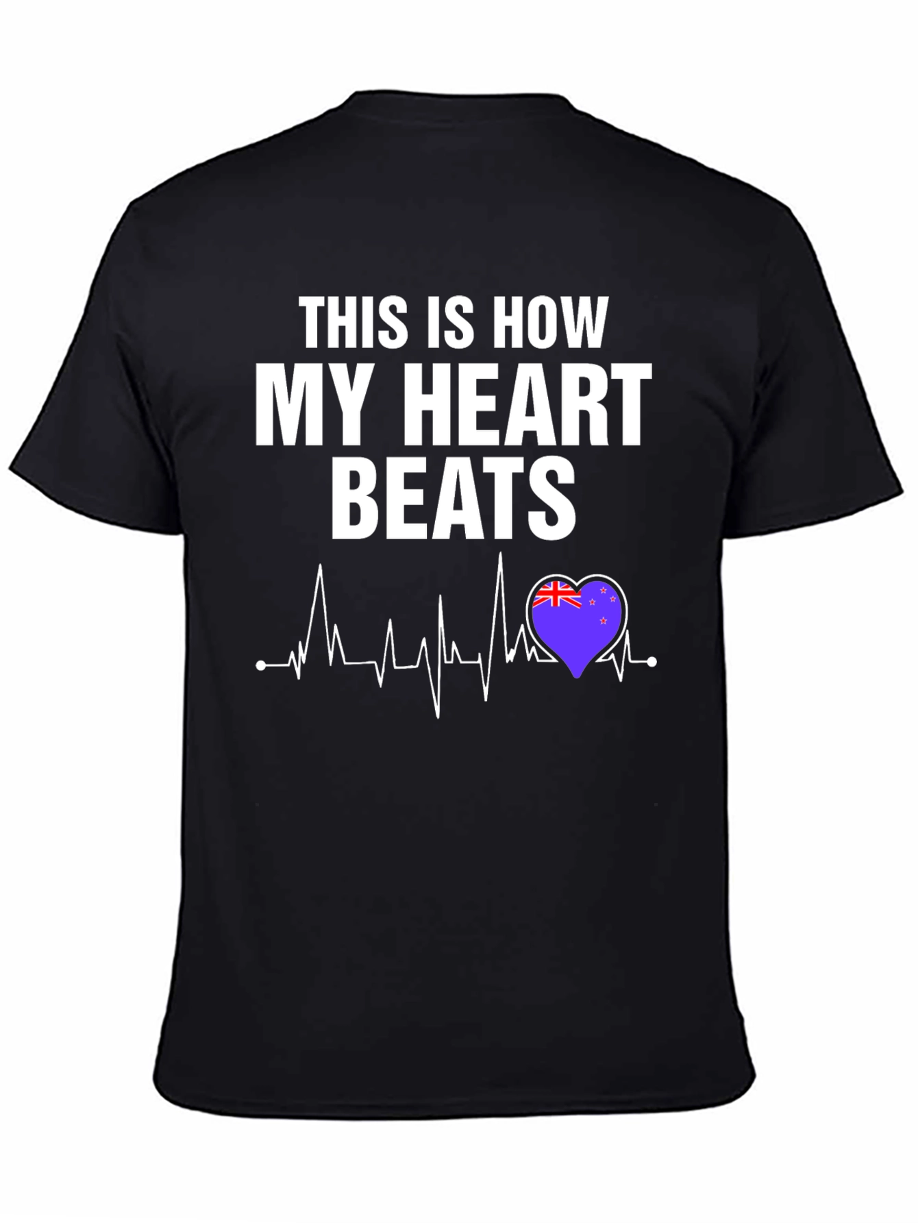 New Zealand Heartbeat T-Shirt