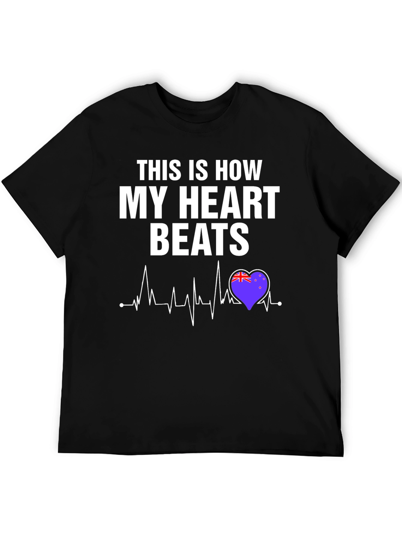 New Zealand Heartbeat T-Shirt