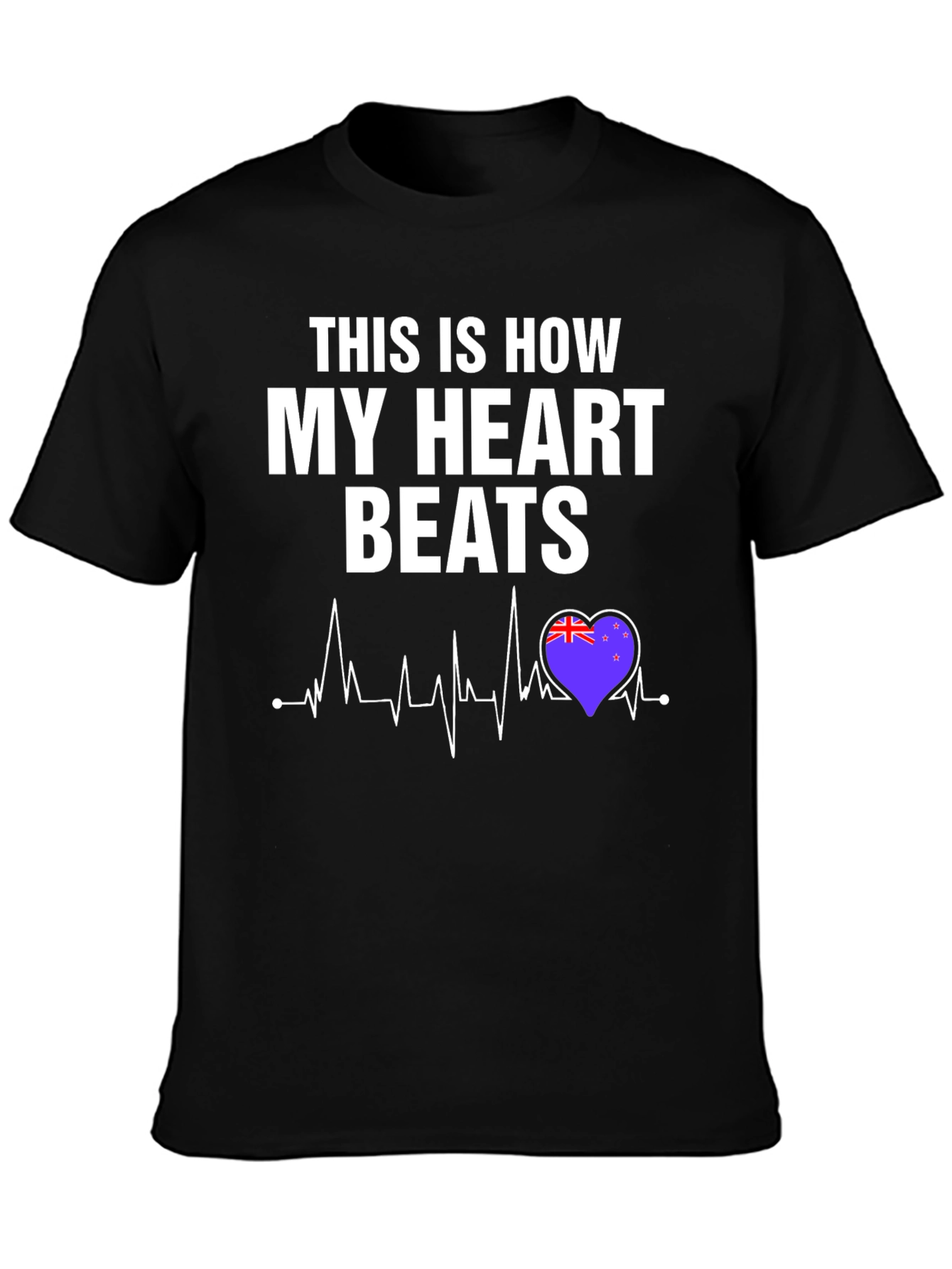 New Zealand Heartbeat T-Shirt