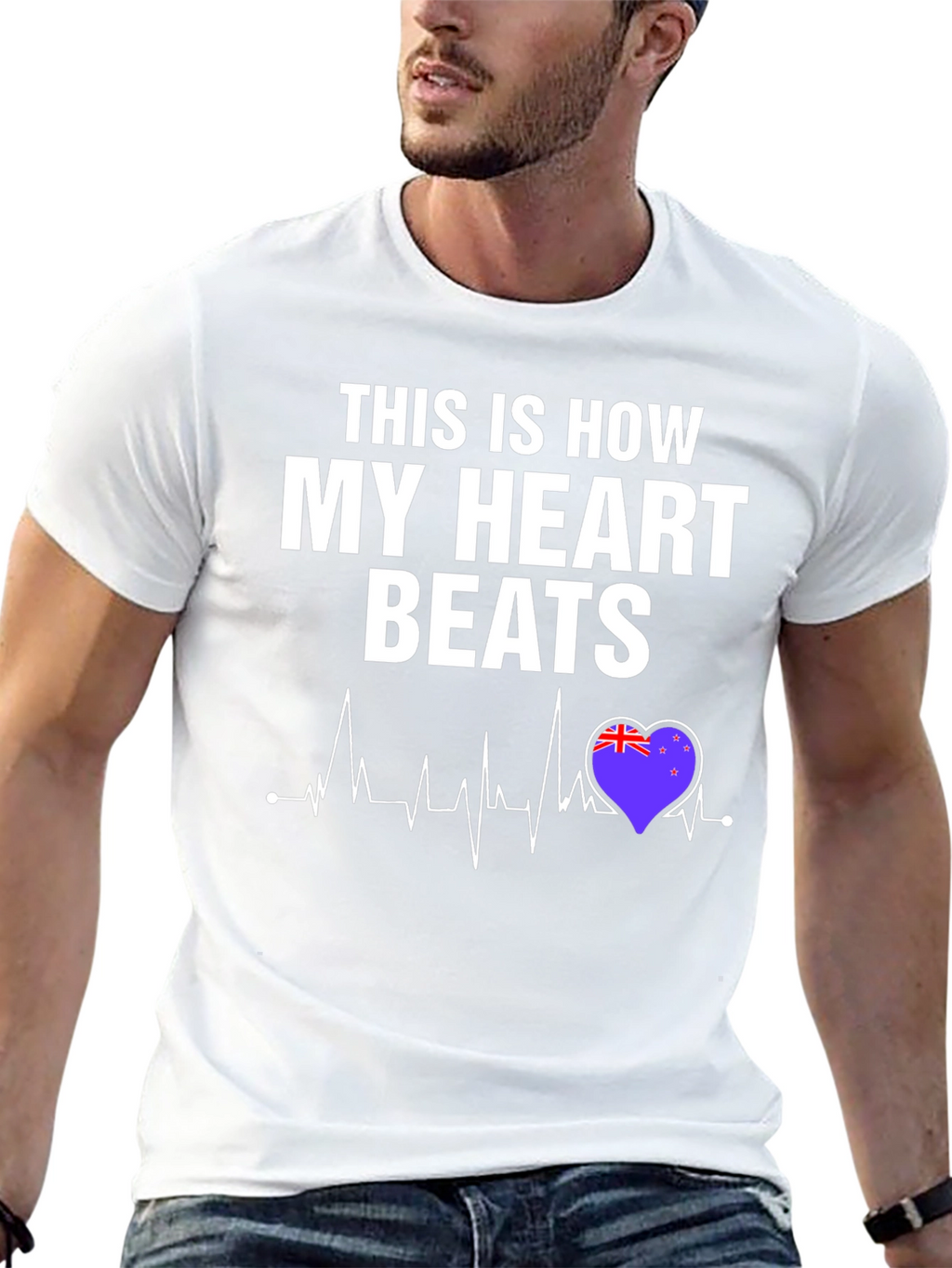 New Zealand Heartbeat T-Shirt
