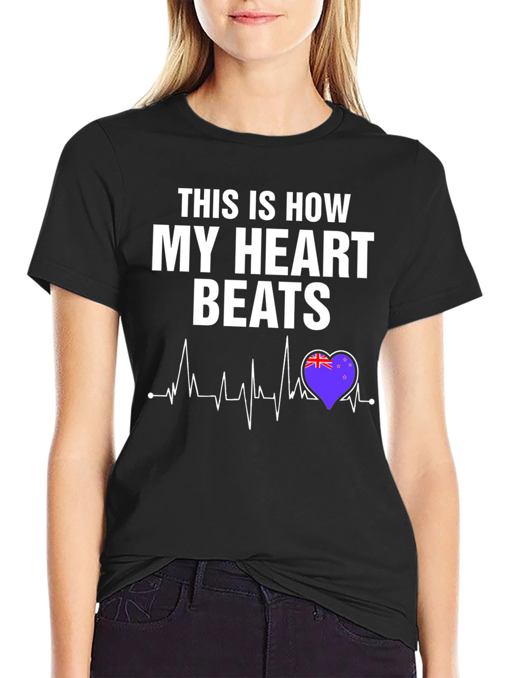 New Zealand Heartbeat T-Shirt
