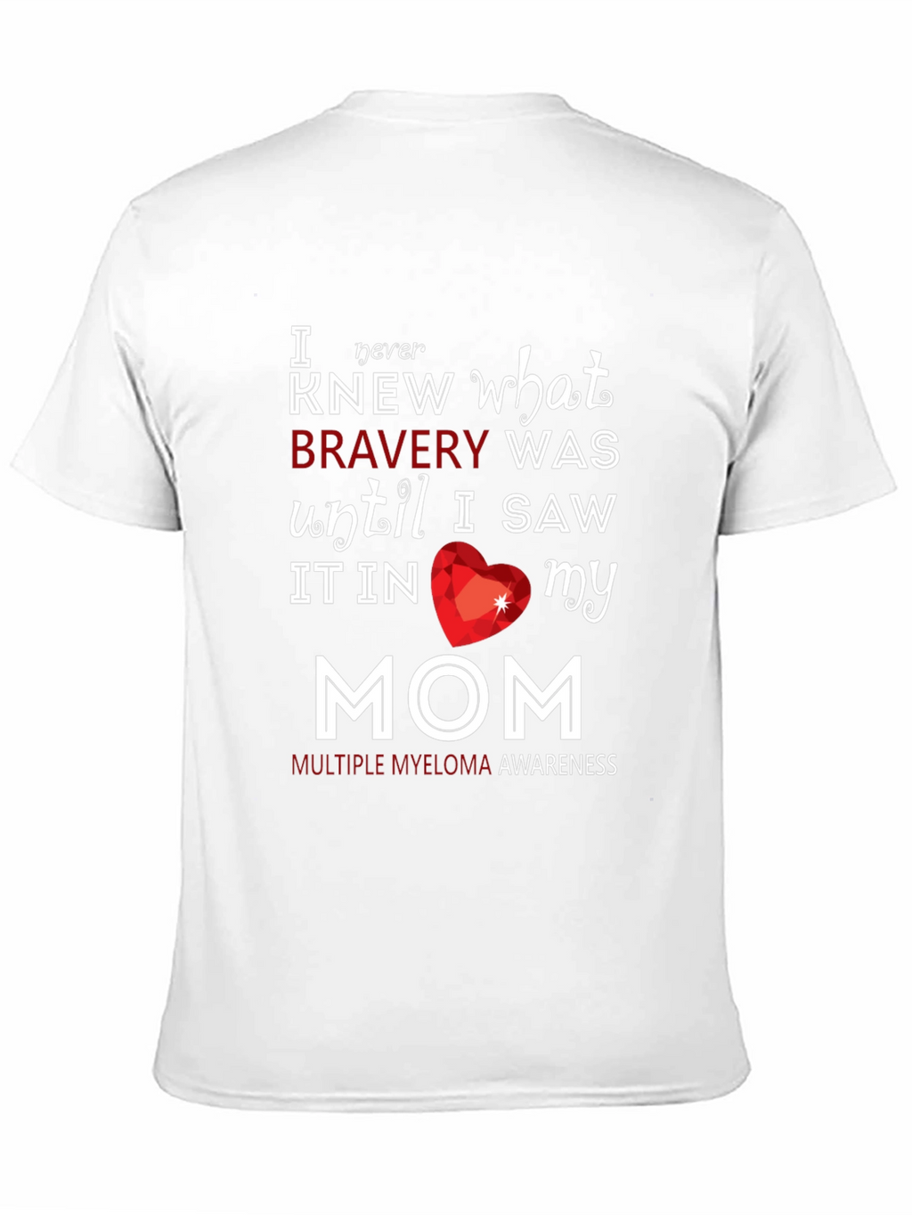 Bravery Multiple Myeloma Awareness Graphic T-Shirt