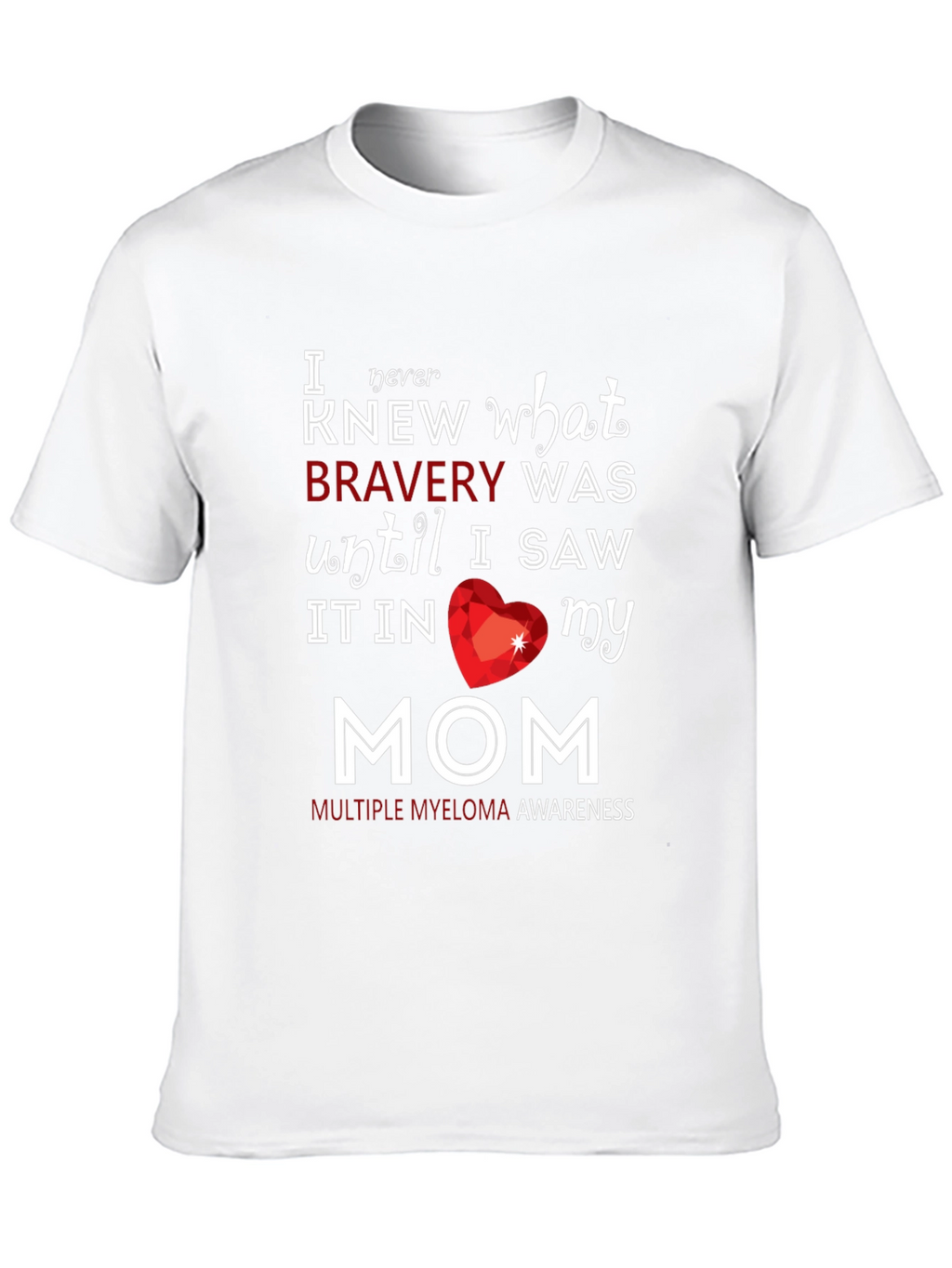 Bravery Multiple Myeloma Awareness Graphic T-Shirt