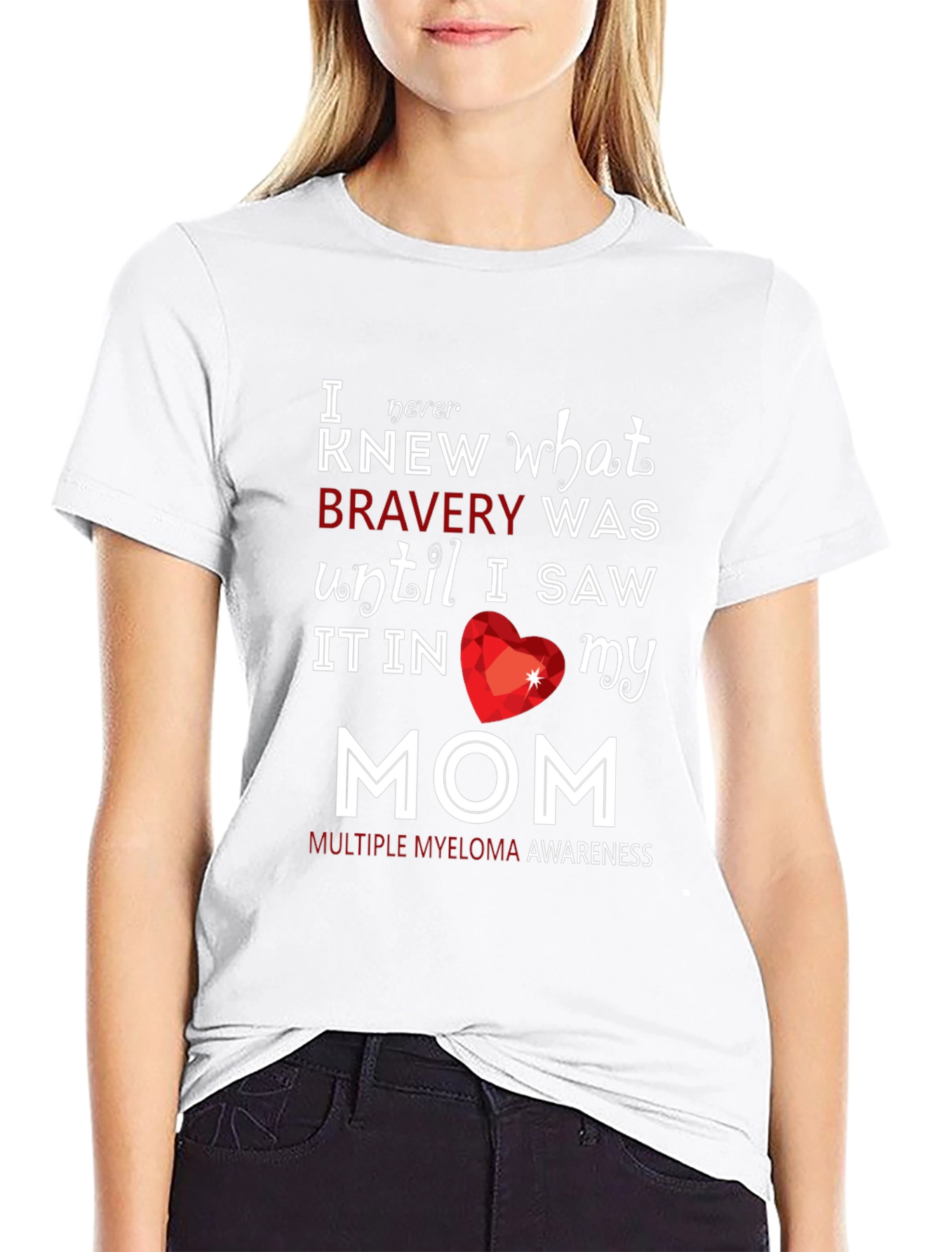 Bravery Multiple Myeloma Awareness Graphic T-Shirt