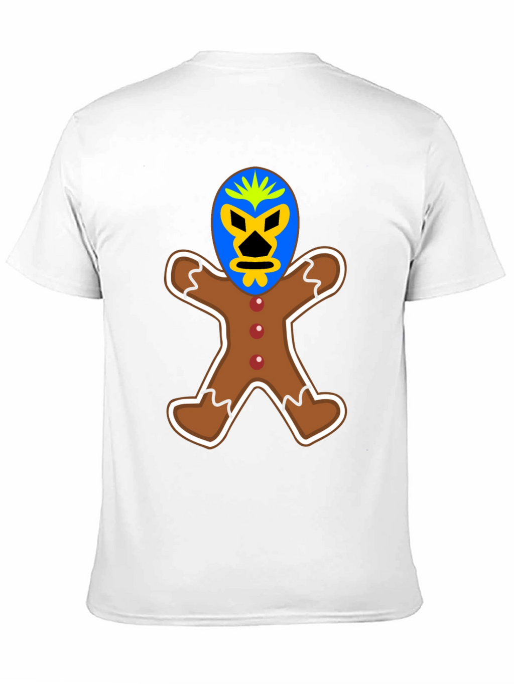 Gingerbread Luchador T-Shirt - Unique Design!