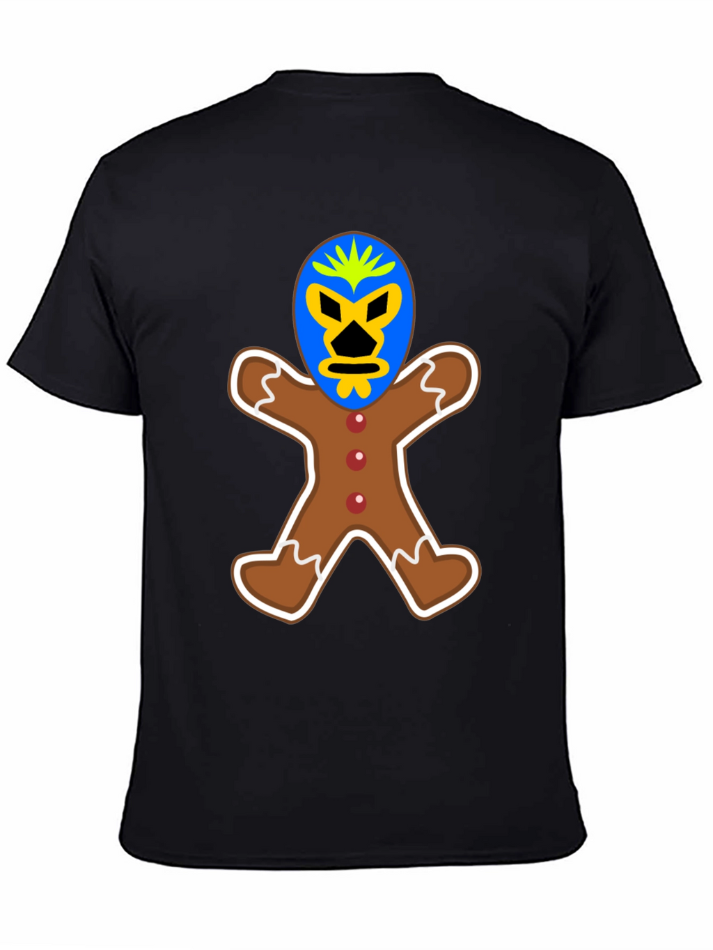 Gingerbread Luchador T-Shirt - Unique Design!