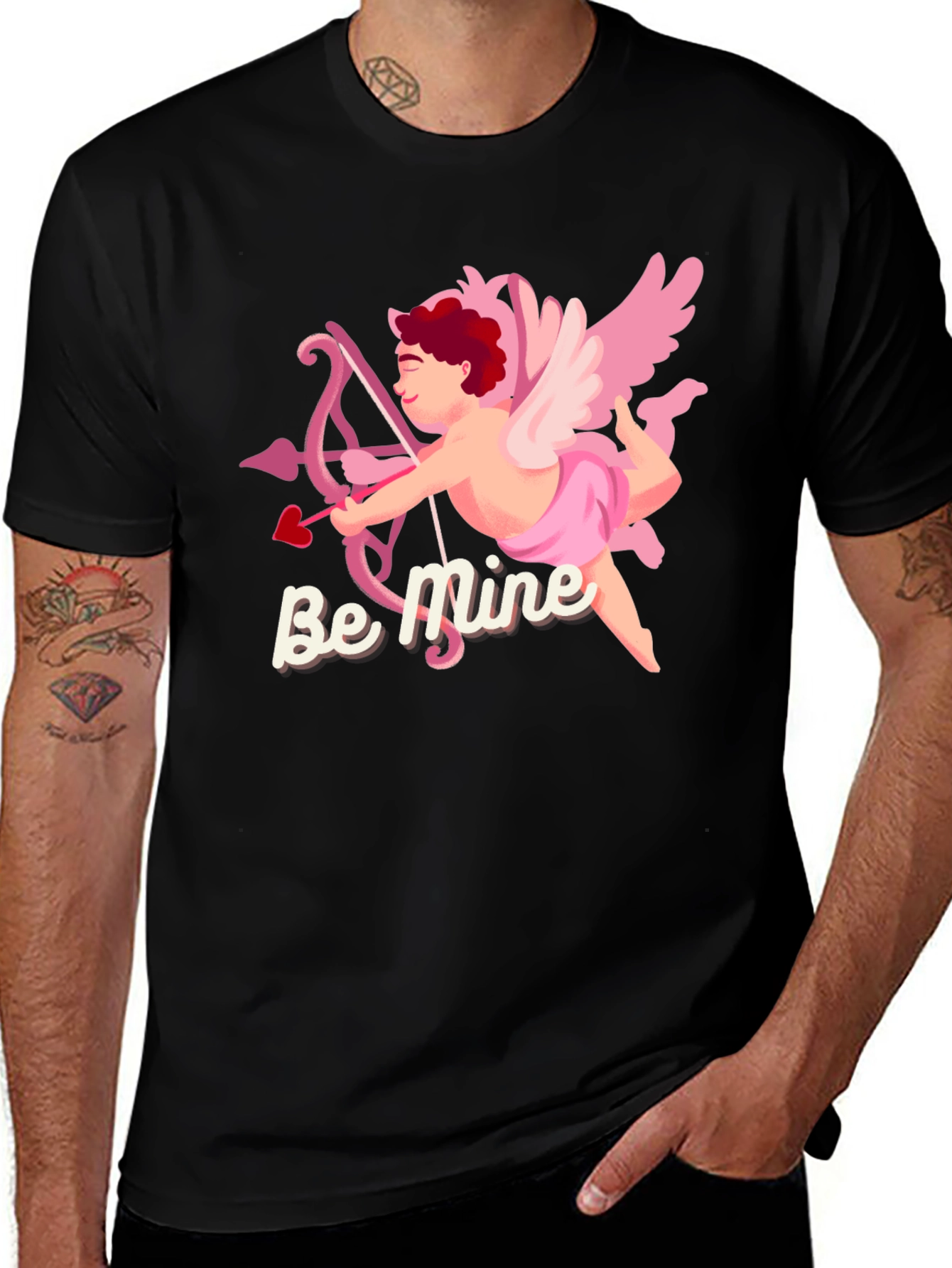 Cupids Arrow T-Shirt - Valentines Day Be Mine Tee