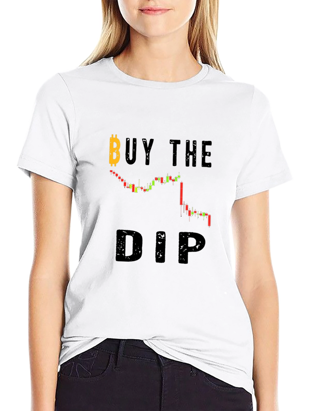 Buy The Dip Bitcoin Graphic T-Shirt