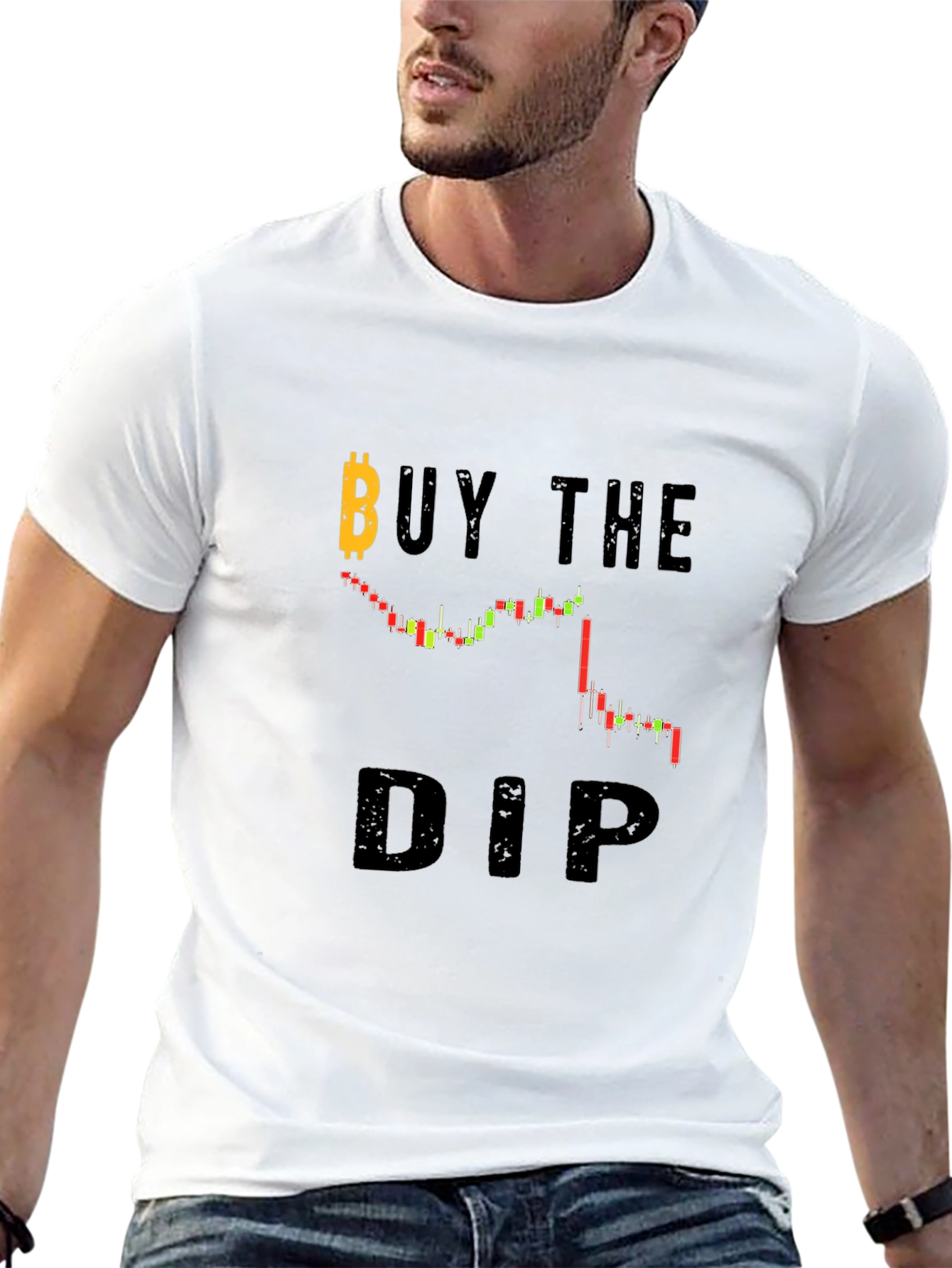 Buy The Dip Bitcoin Graphic T-Shirt