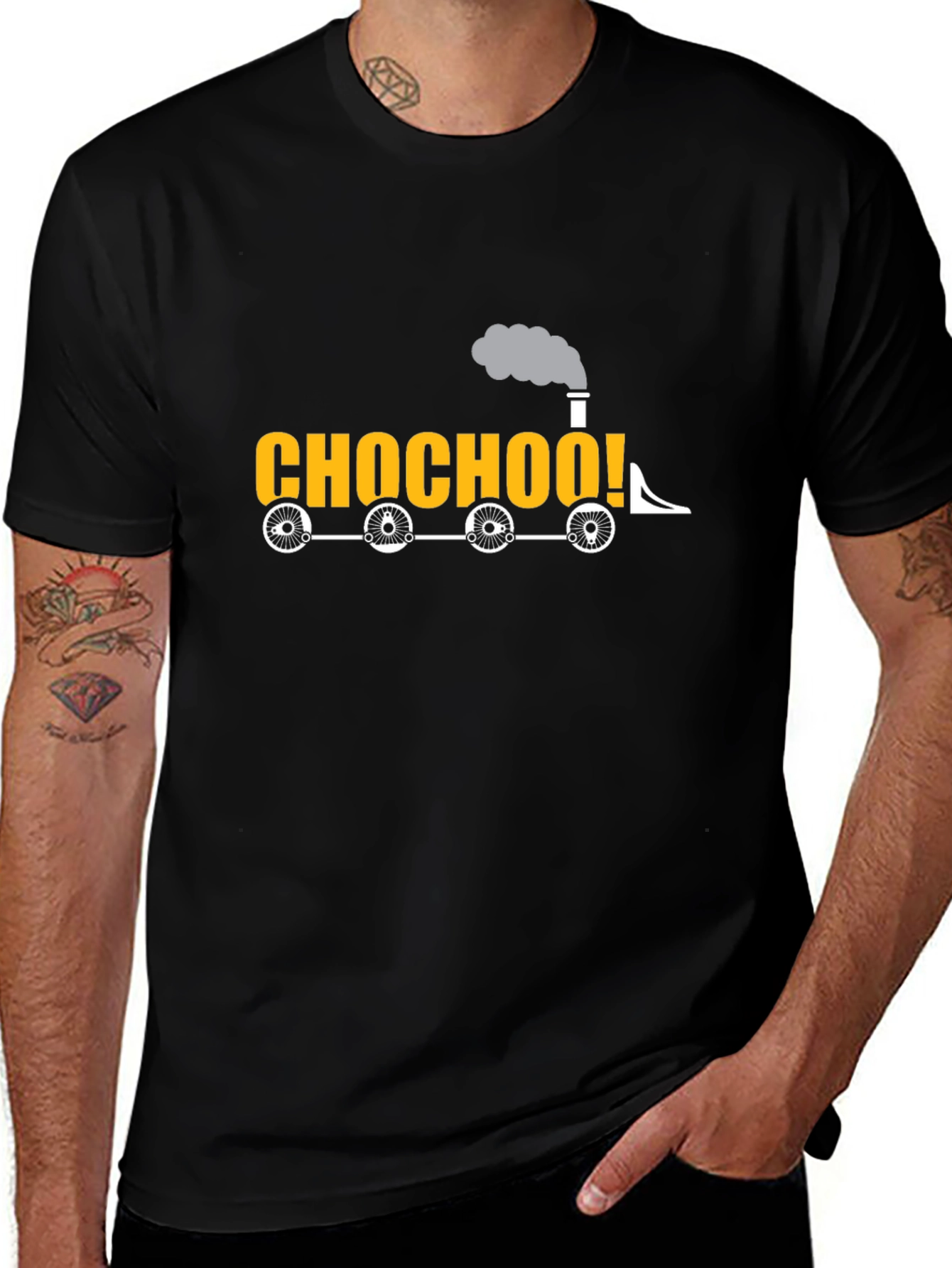 Chochoo Train Graphic Tee - Fun & Unique Design