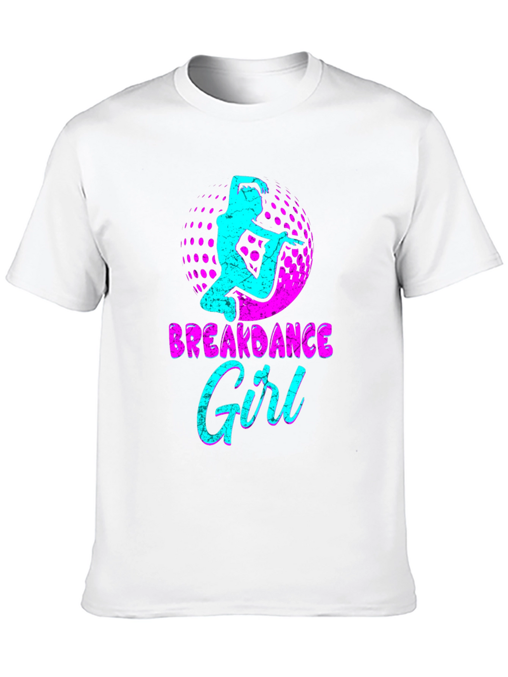 Breakdance Girl Graphic Tee - Black T-Shirt