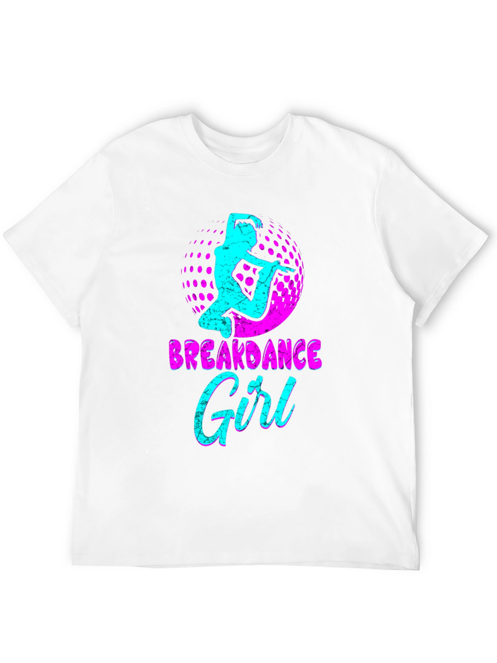Breakdance Girl Graphic Tee - Black T-Shirt