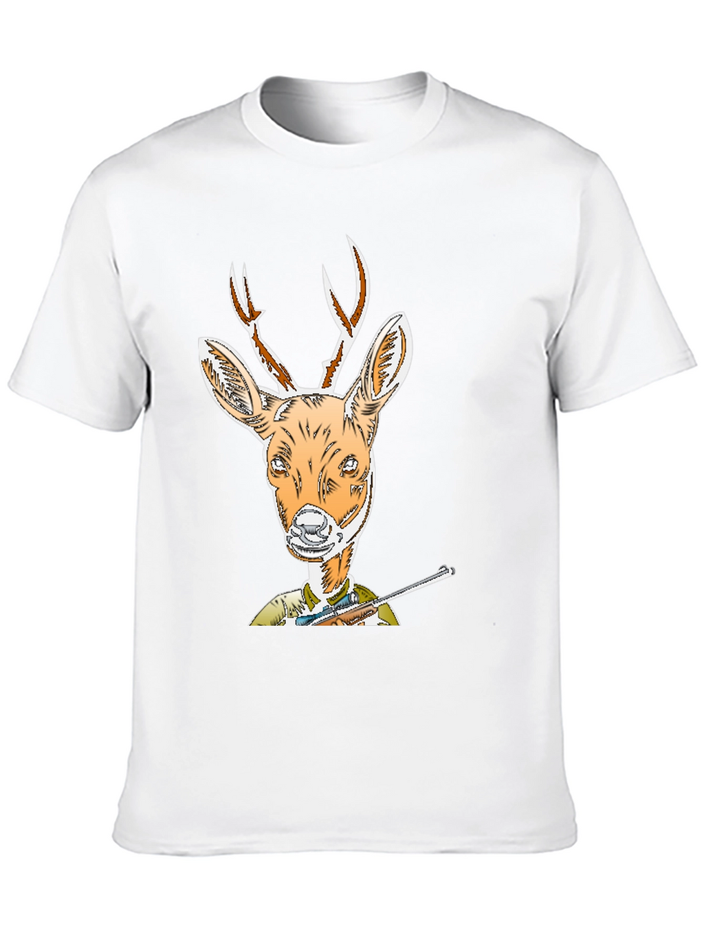 Deer Hunter T-Shirt Novelty Animal Tee