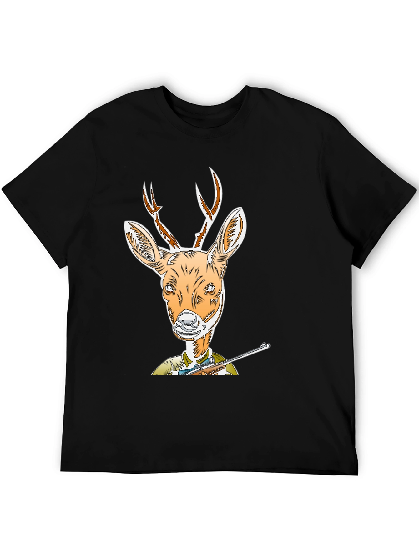Deer Hunter T-Shirt Novelty Animal Tee