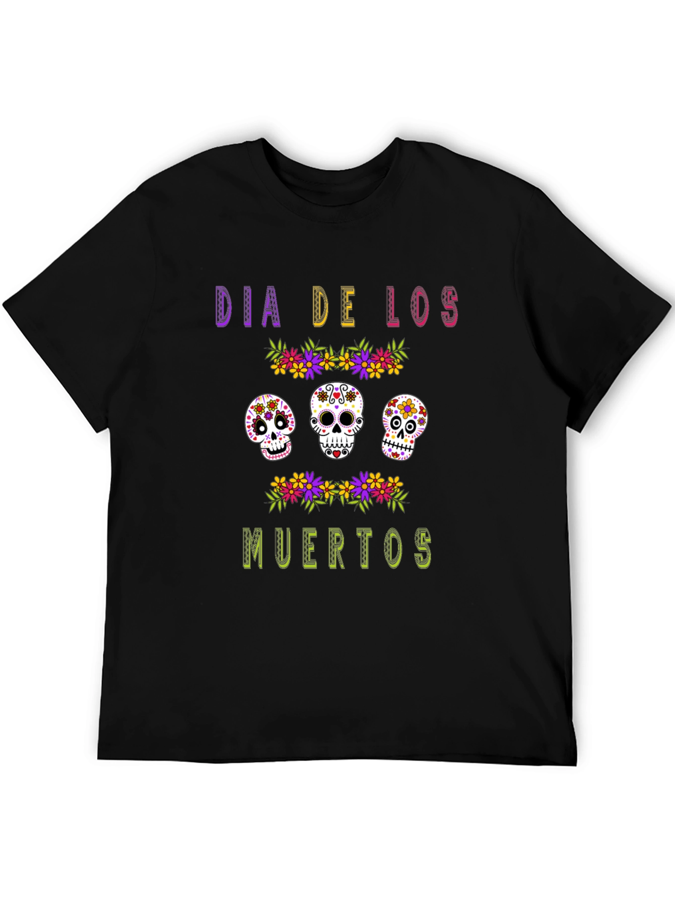 Dia de los Muertos Sugar Skull Graphic Tee