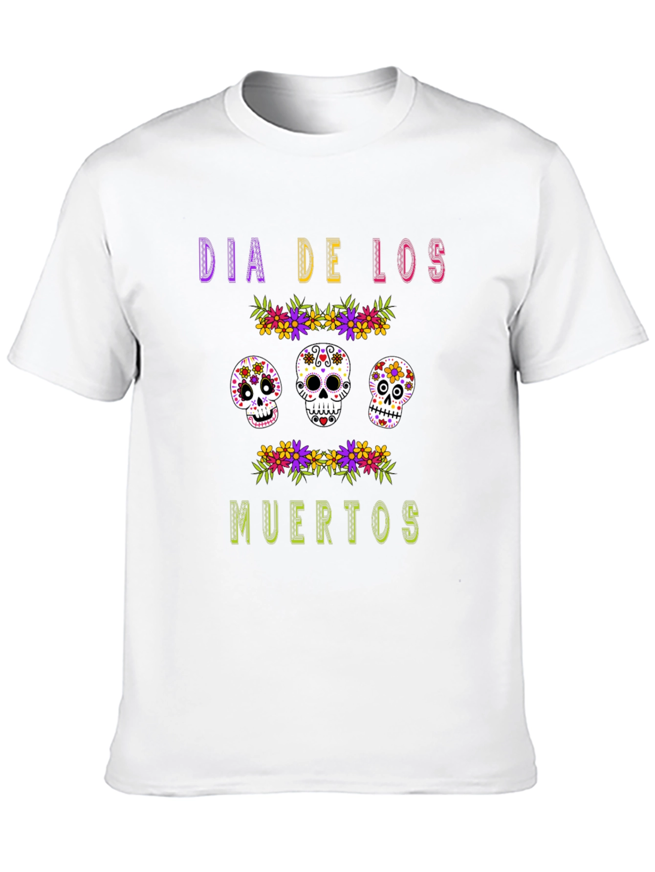 Dia de los Muertos Sugar Skull Graphic Tee