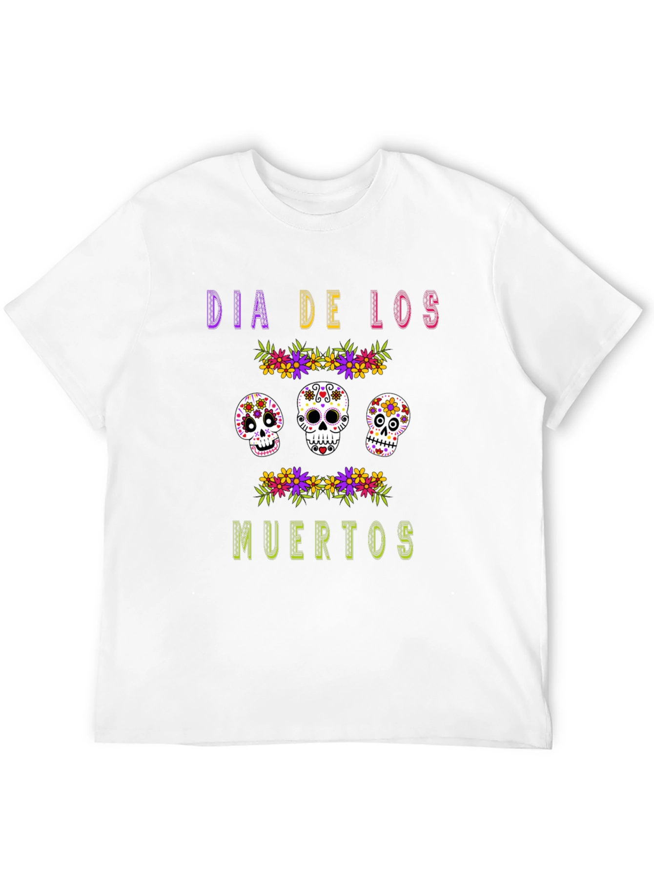 Dia de los Muertos Sugar Skull Graphic Tee
