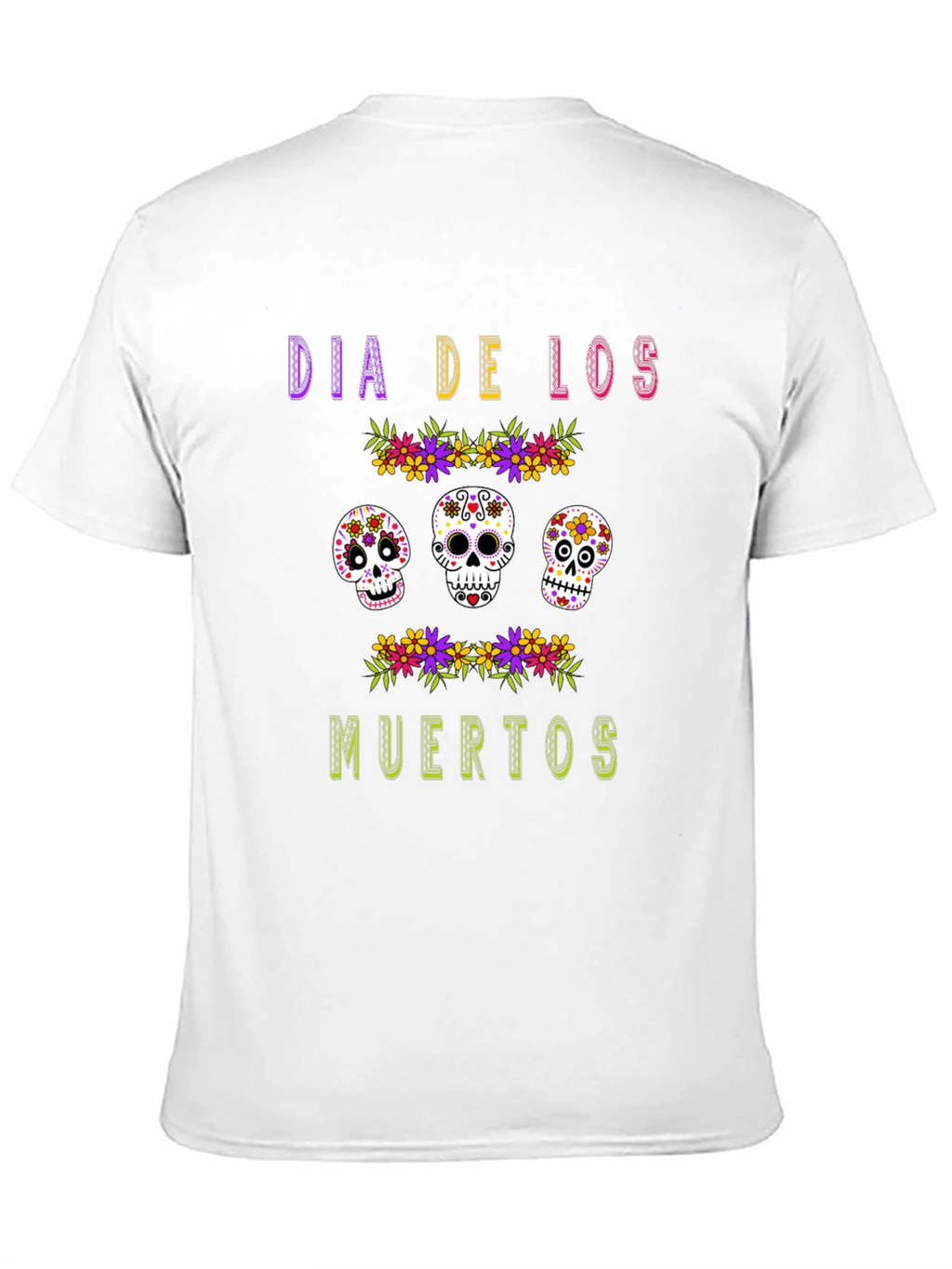 Dia de los Muertos Sugar Skull Graphic Tee