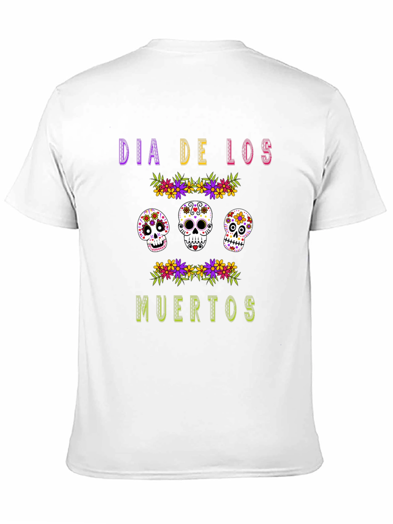 Dia de los Muertos Sugar Skull Graphic Tee