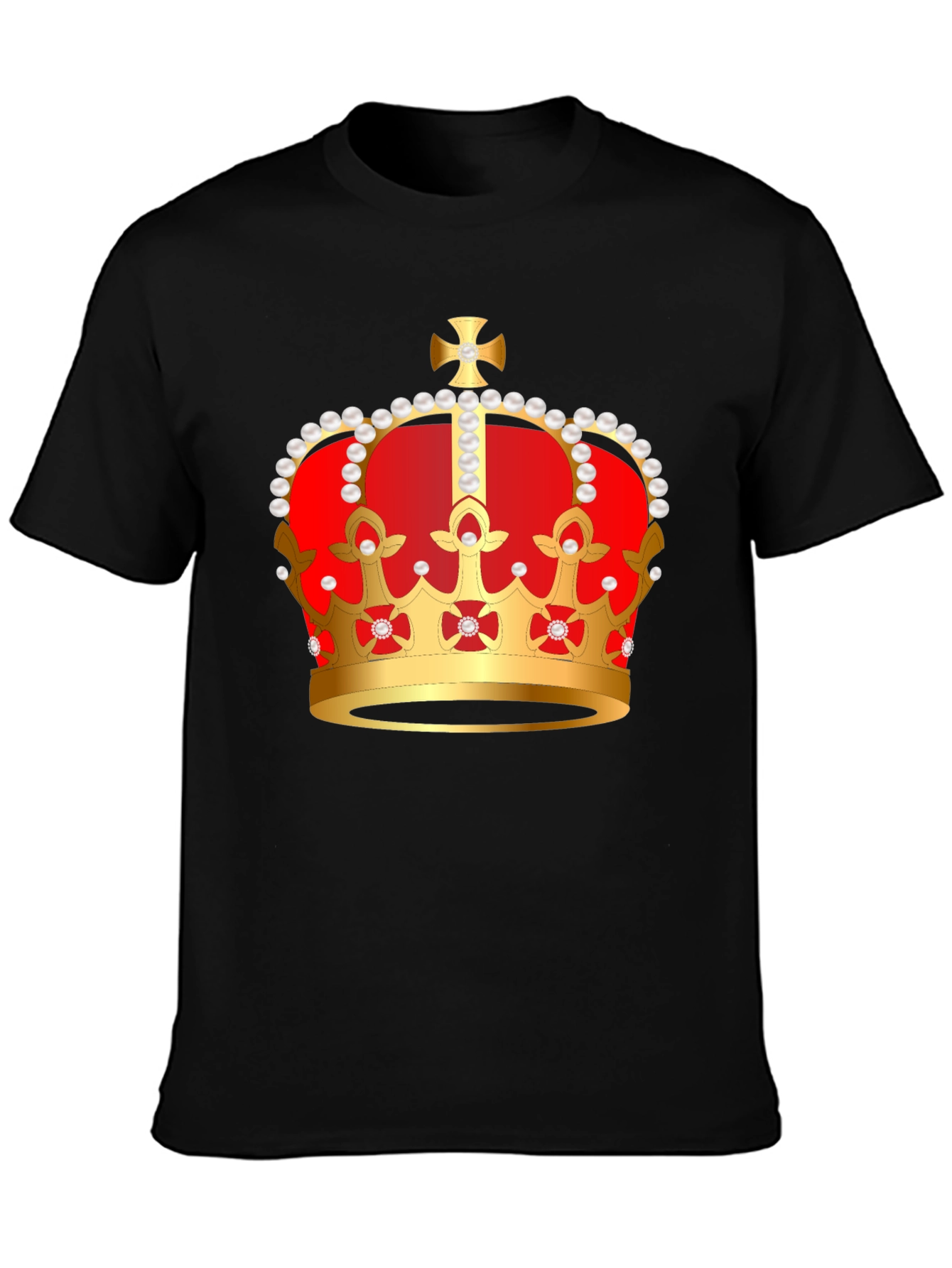 Royal Crown Graphic Tee - Black