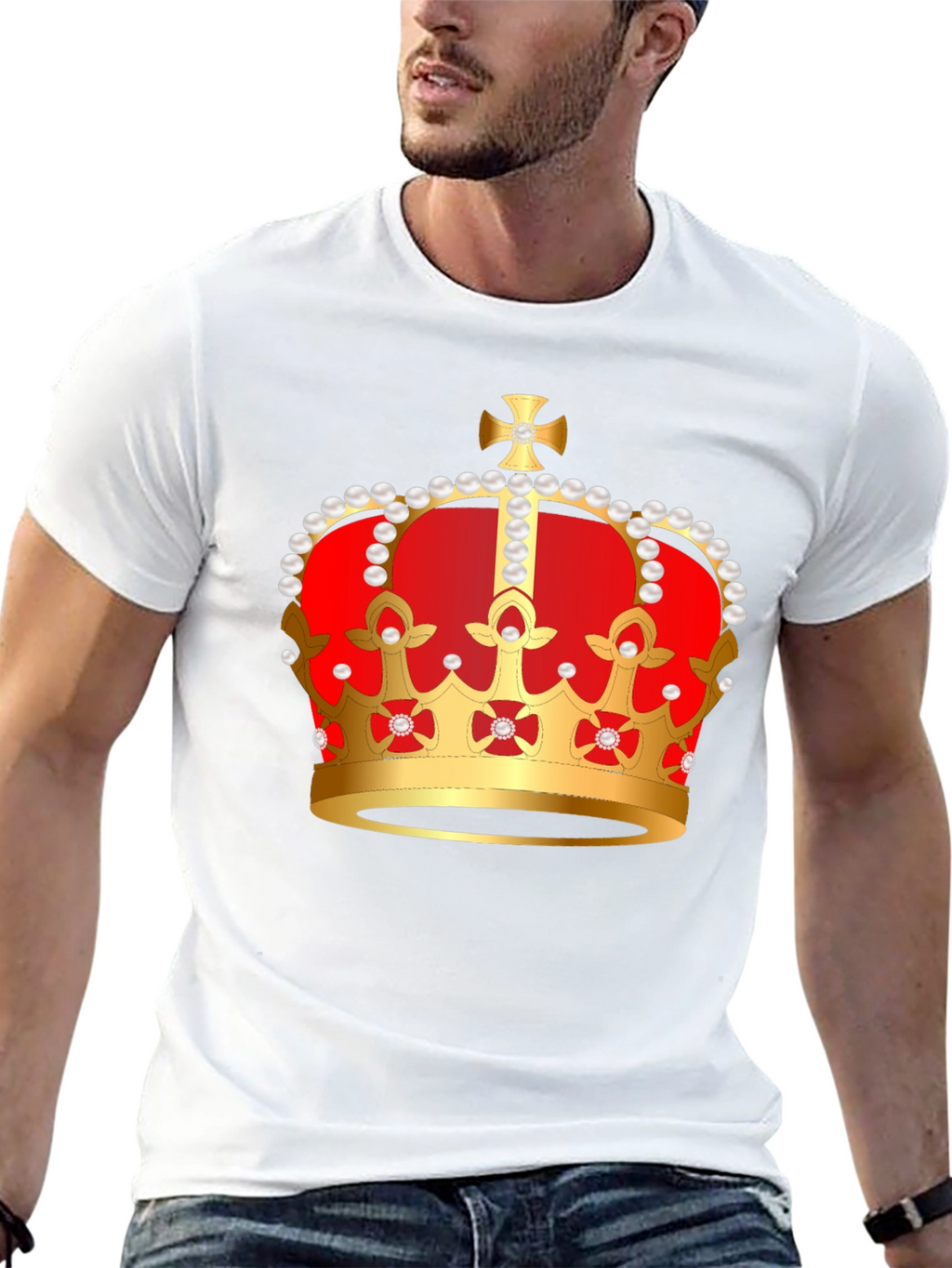 Royal Crown Graphic Tee - Black