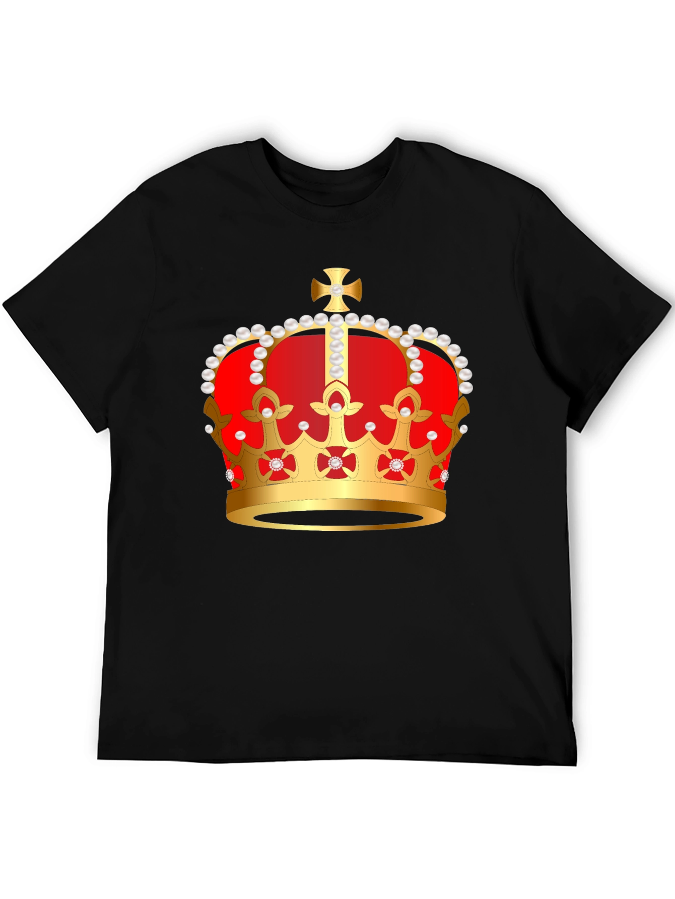 Royal Crown Graphic Tee - Black