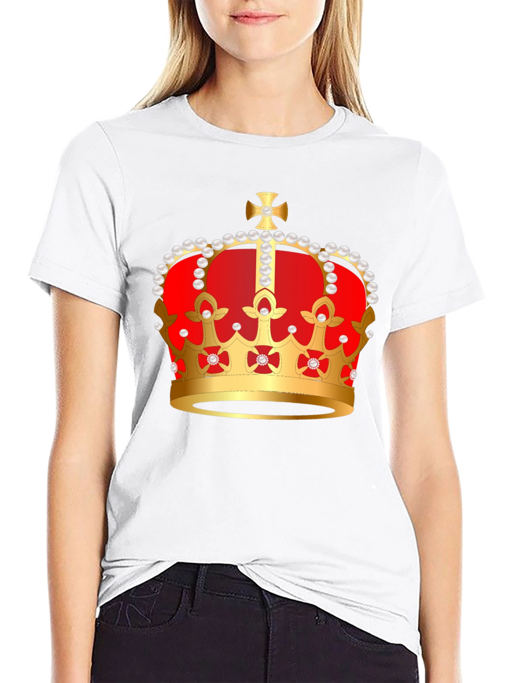 Royal Crown Graphic Tee - Black