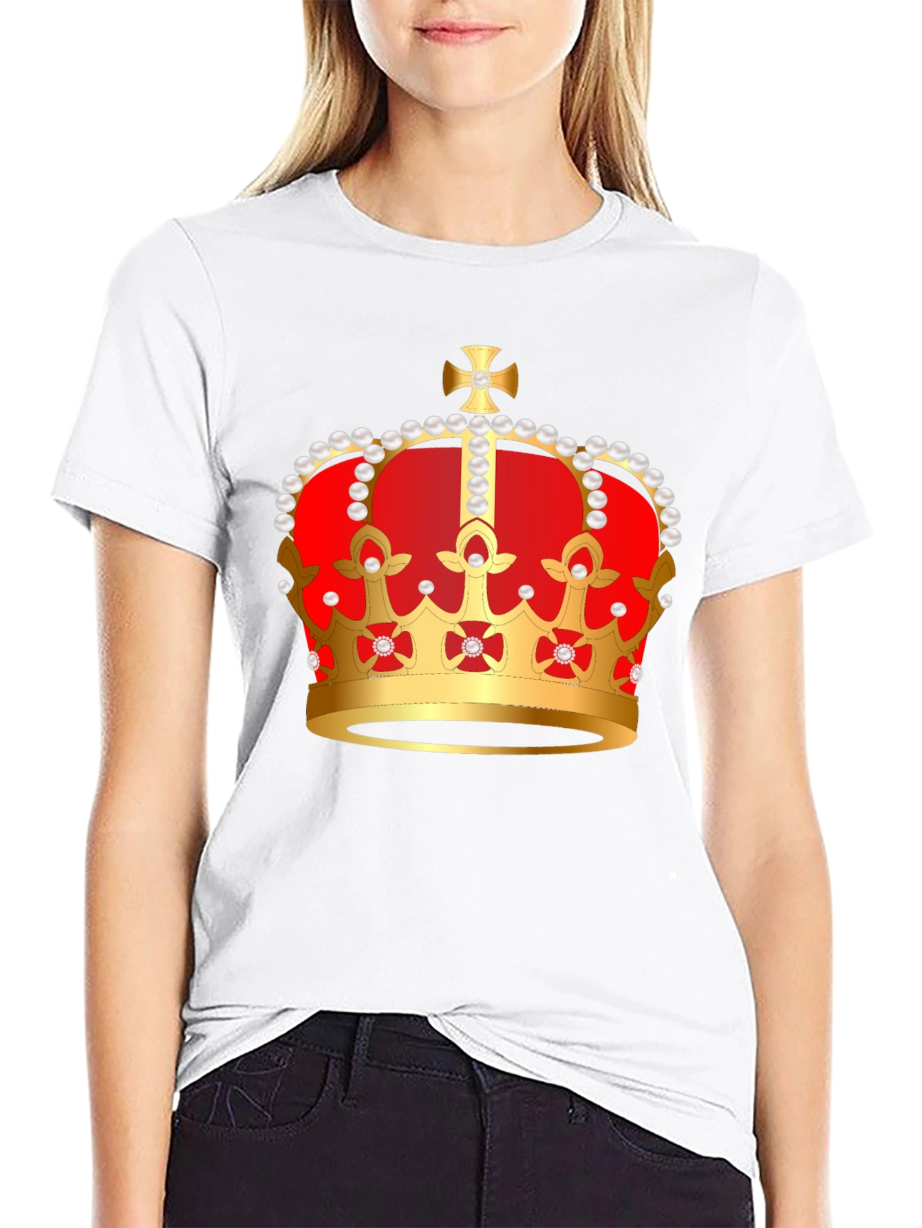 Royal Crown Graphic Tee - Black