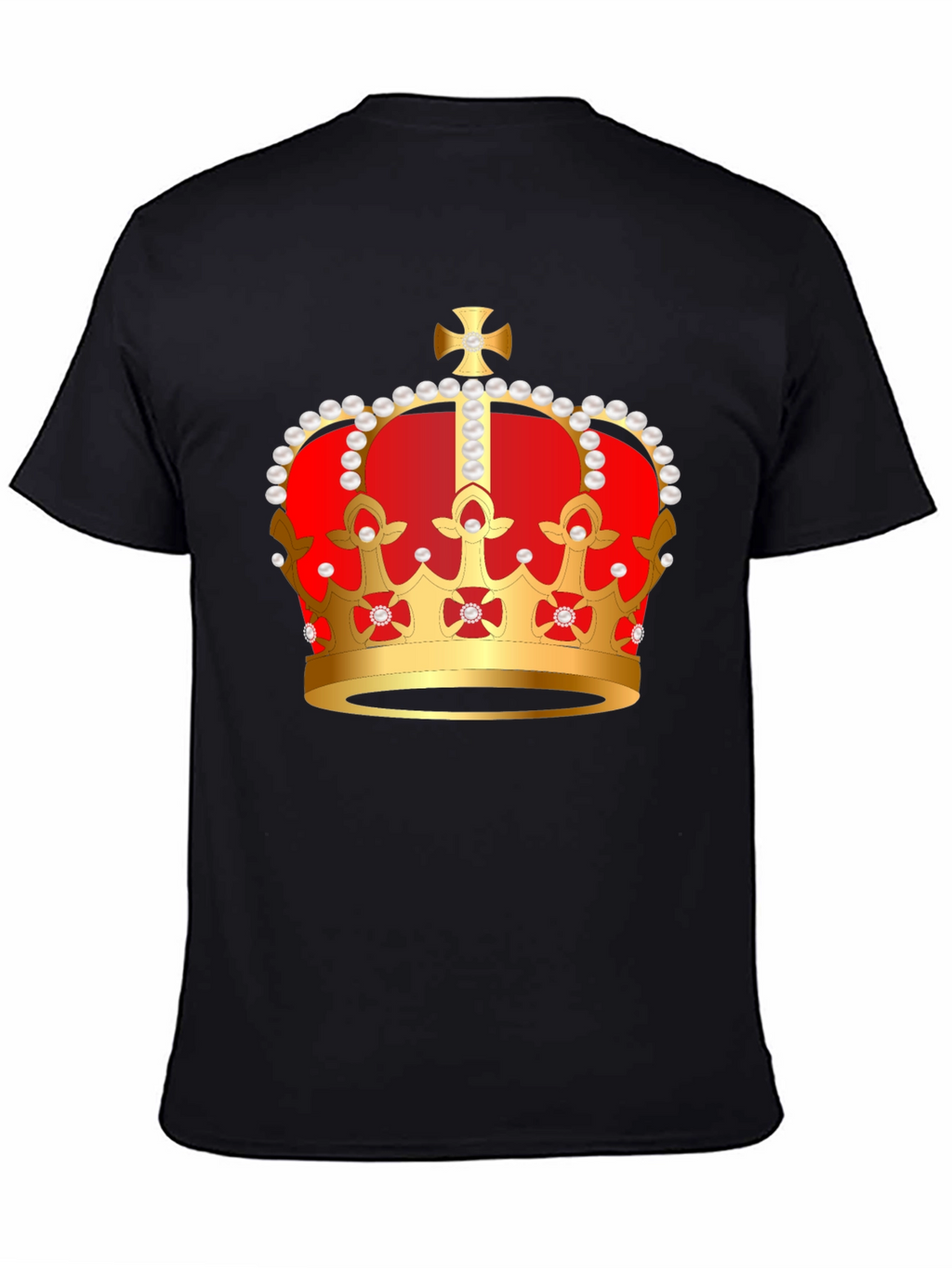 Royal Crown Graphic Tee - Black