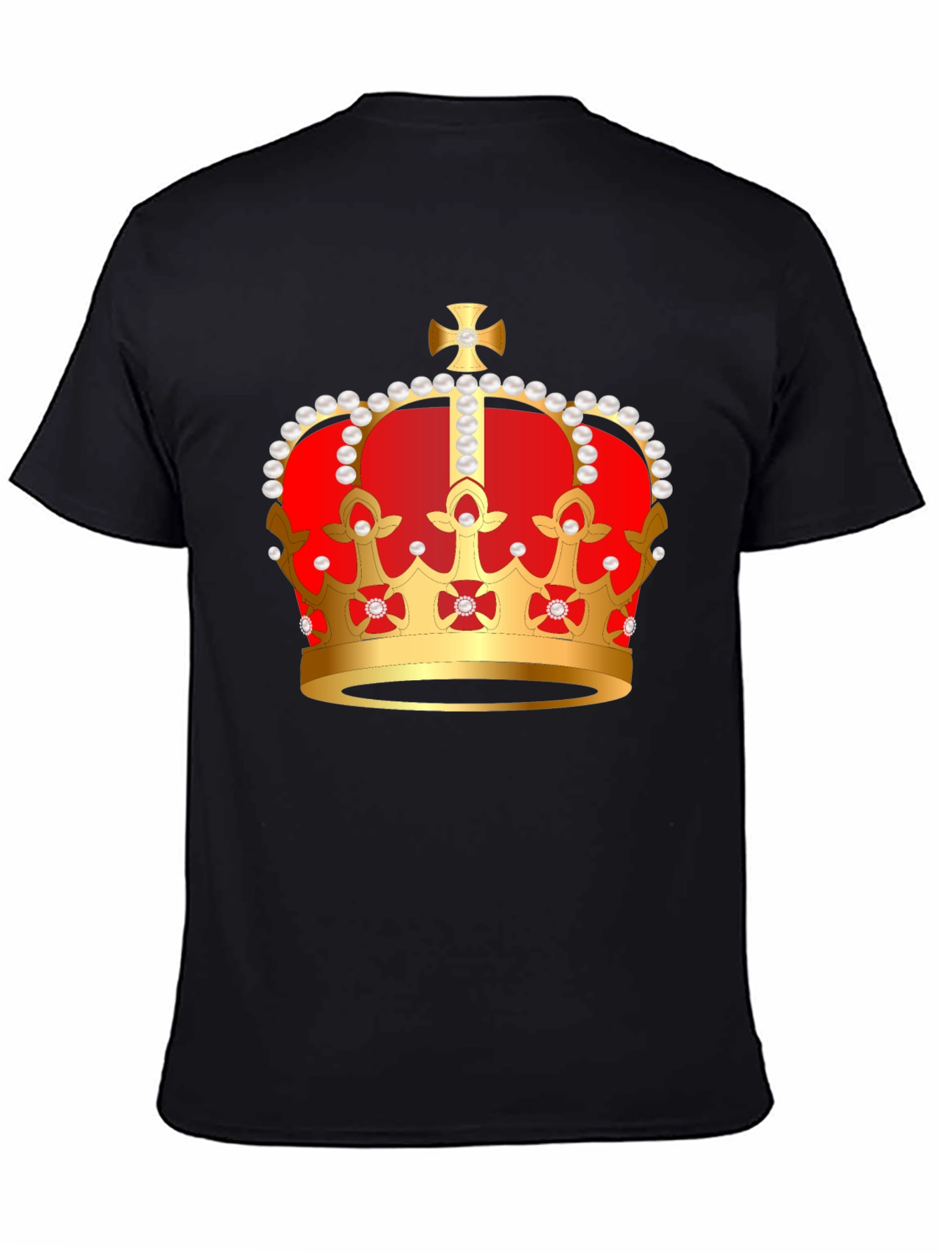 Royal Crown Graphic Tee - Black