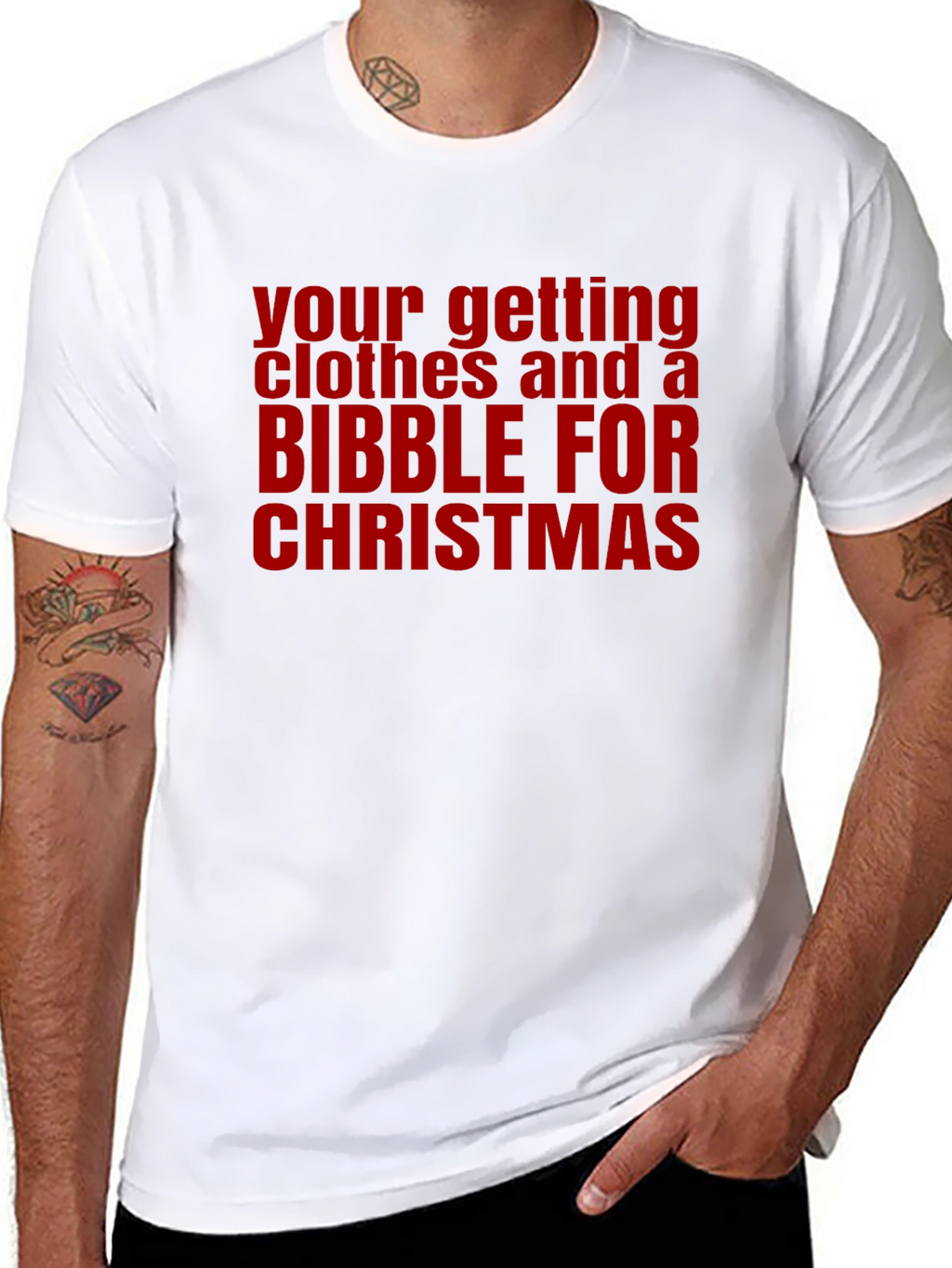 Funny Christmas Clothes and Bibble T-Shirt