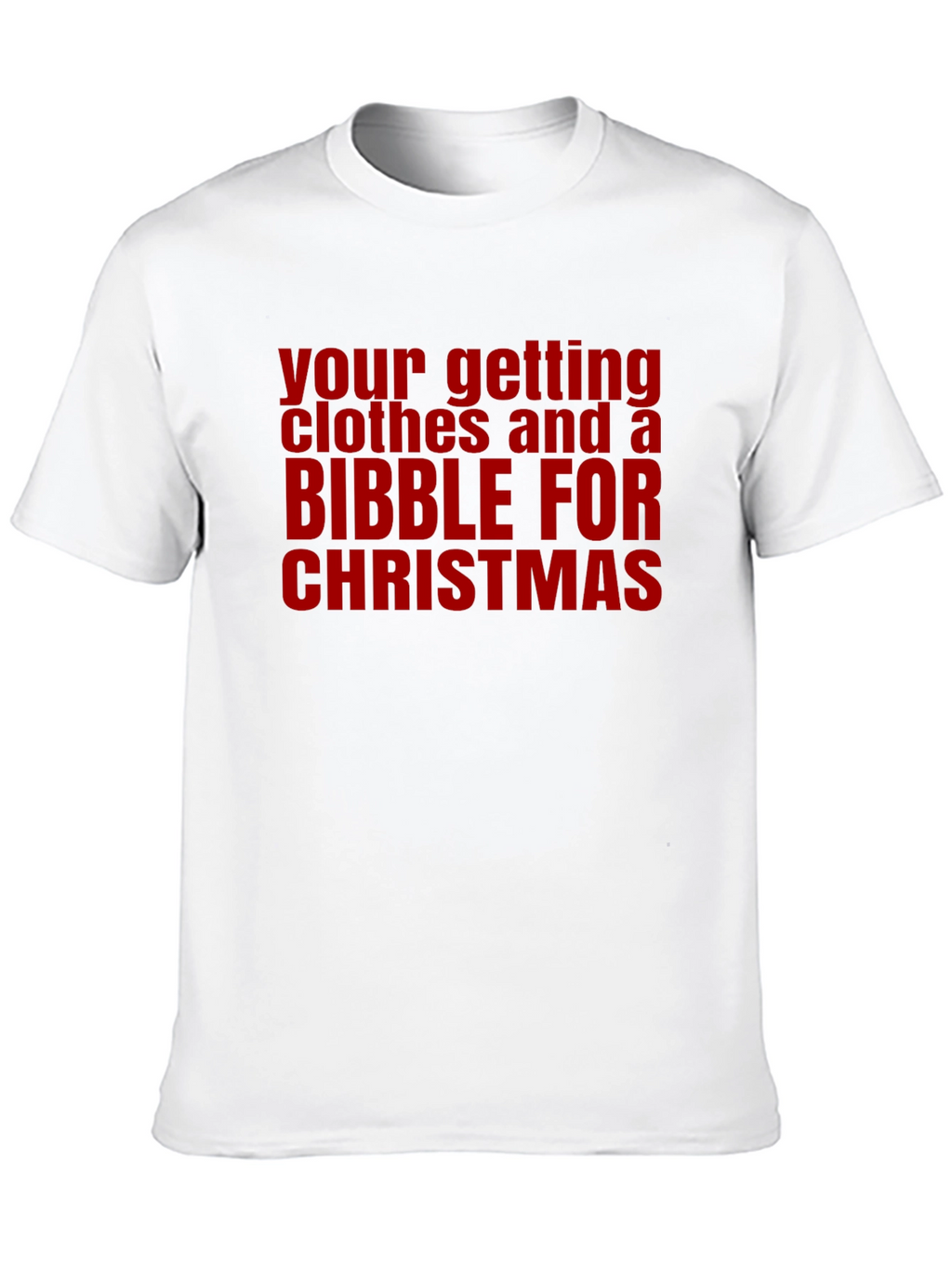 Funny Christmas Clothes and Bibble T-Shirt