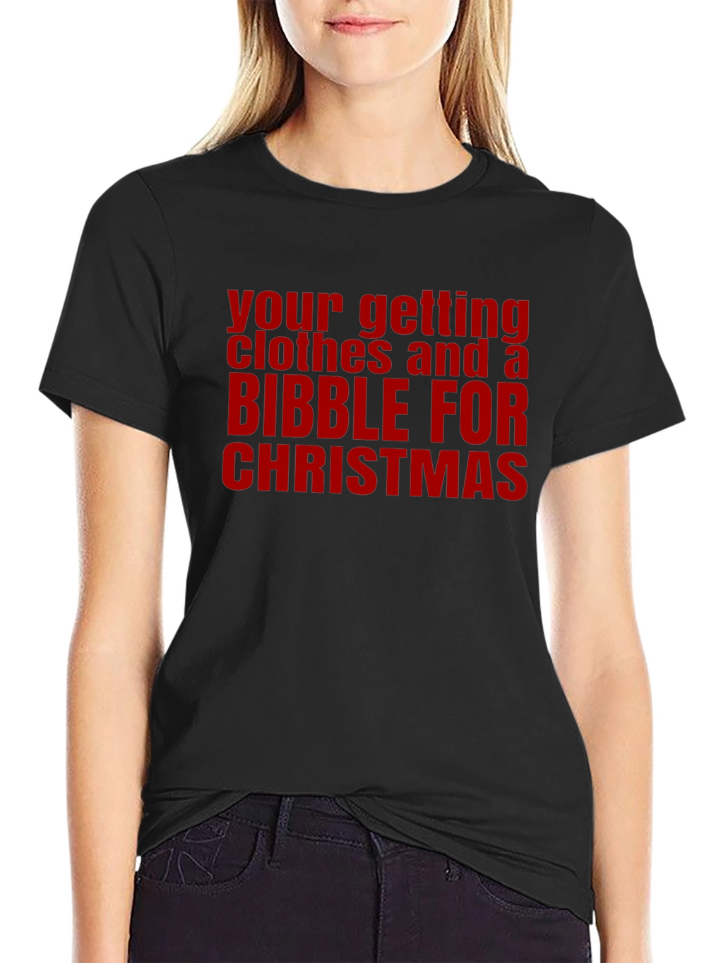 Funny Christmas Clothes and Bibble T-Shirt