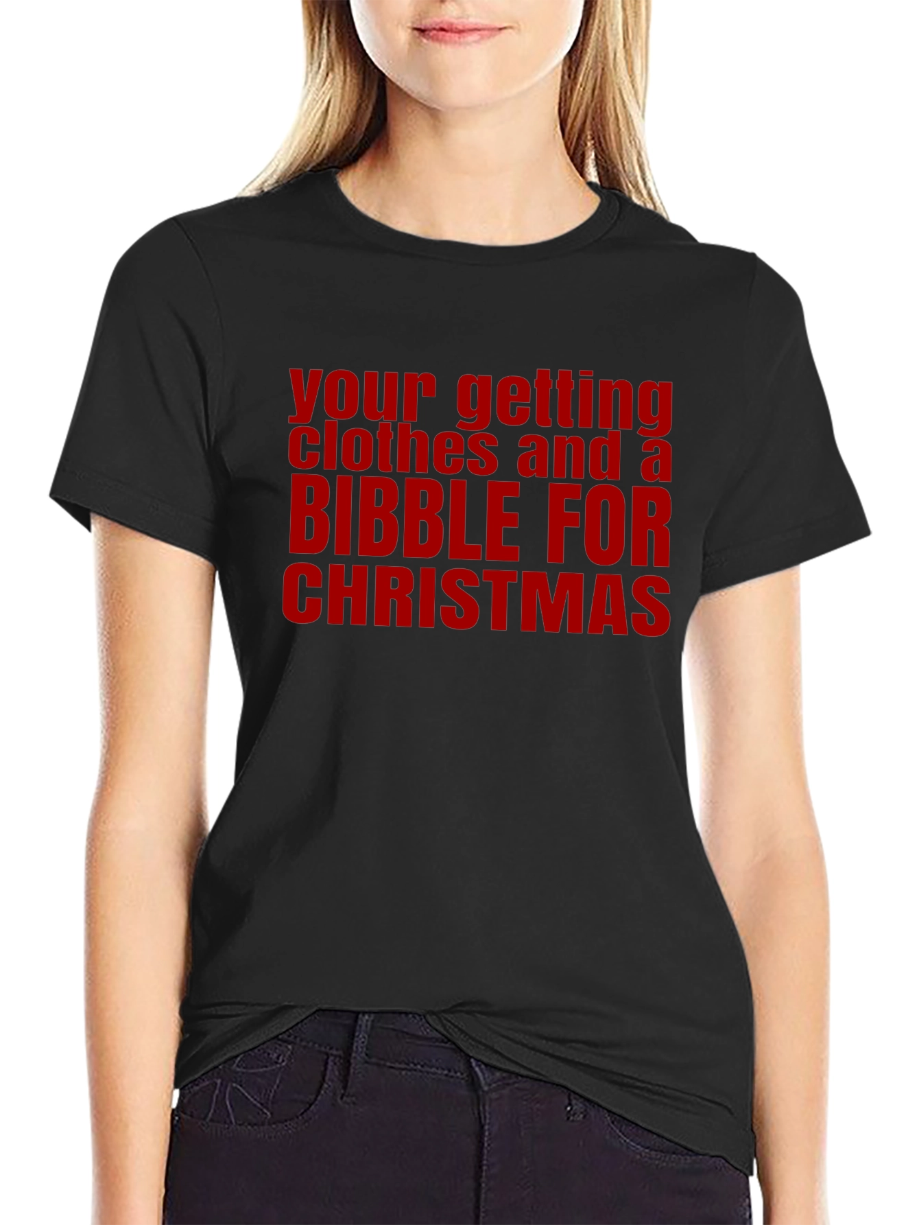 Funny Christmas Clothes and Bibble T-Shirt
