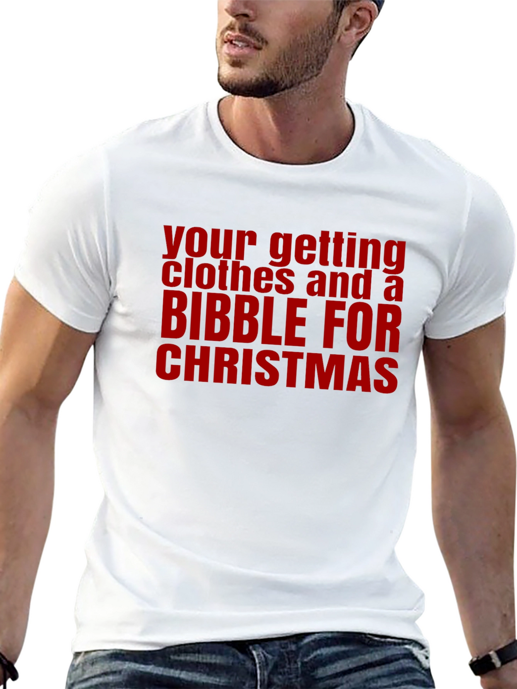 Funny Christmas Clothes and Bibble T-Shirt