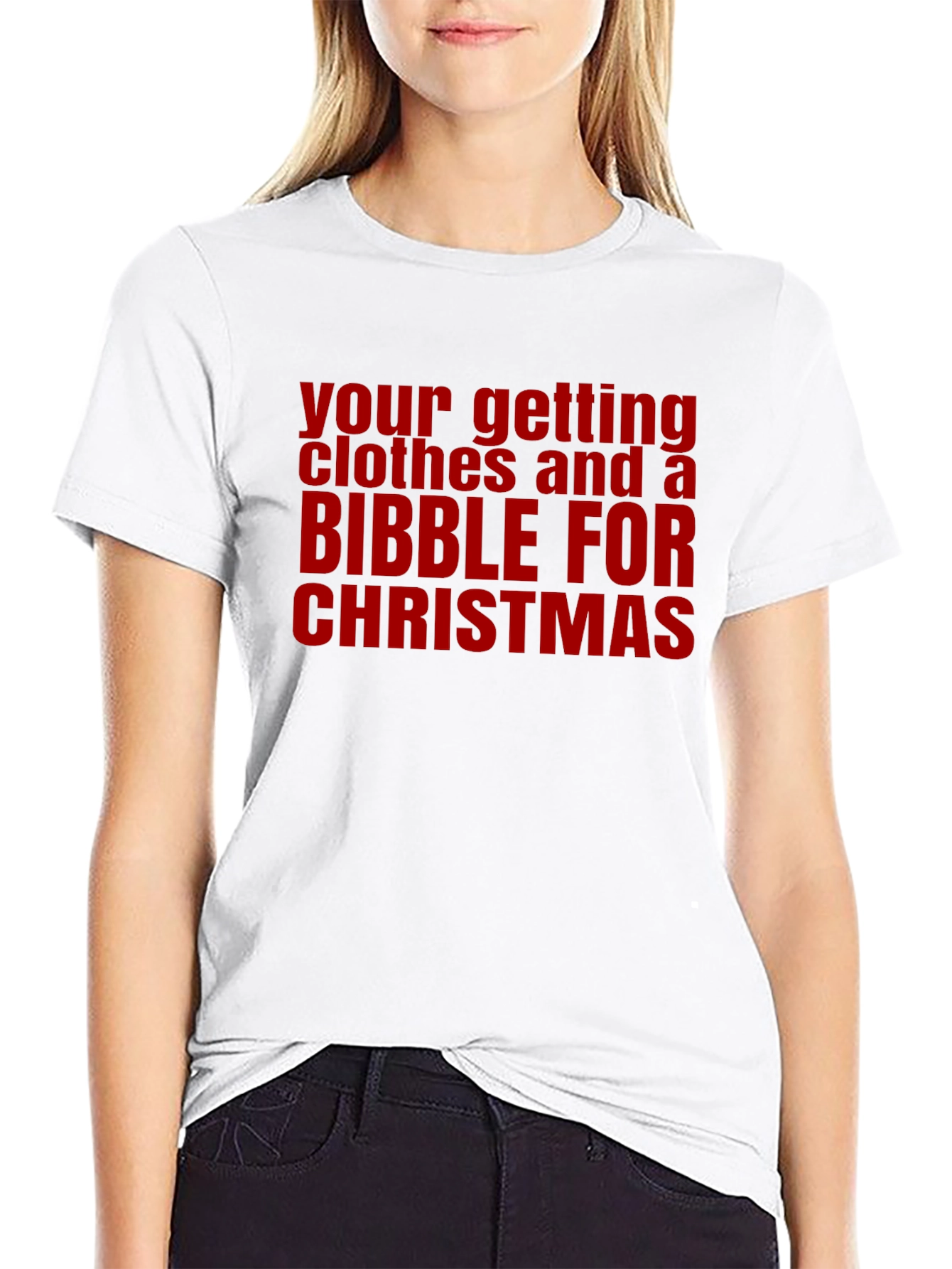 Funny Christmas Clothes and Bibble T-Shirt
