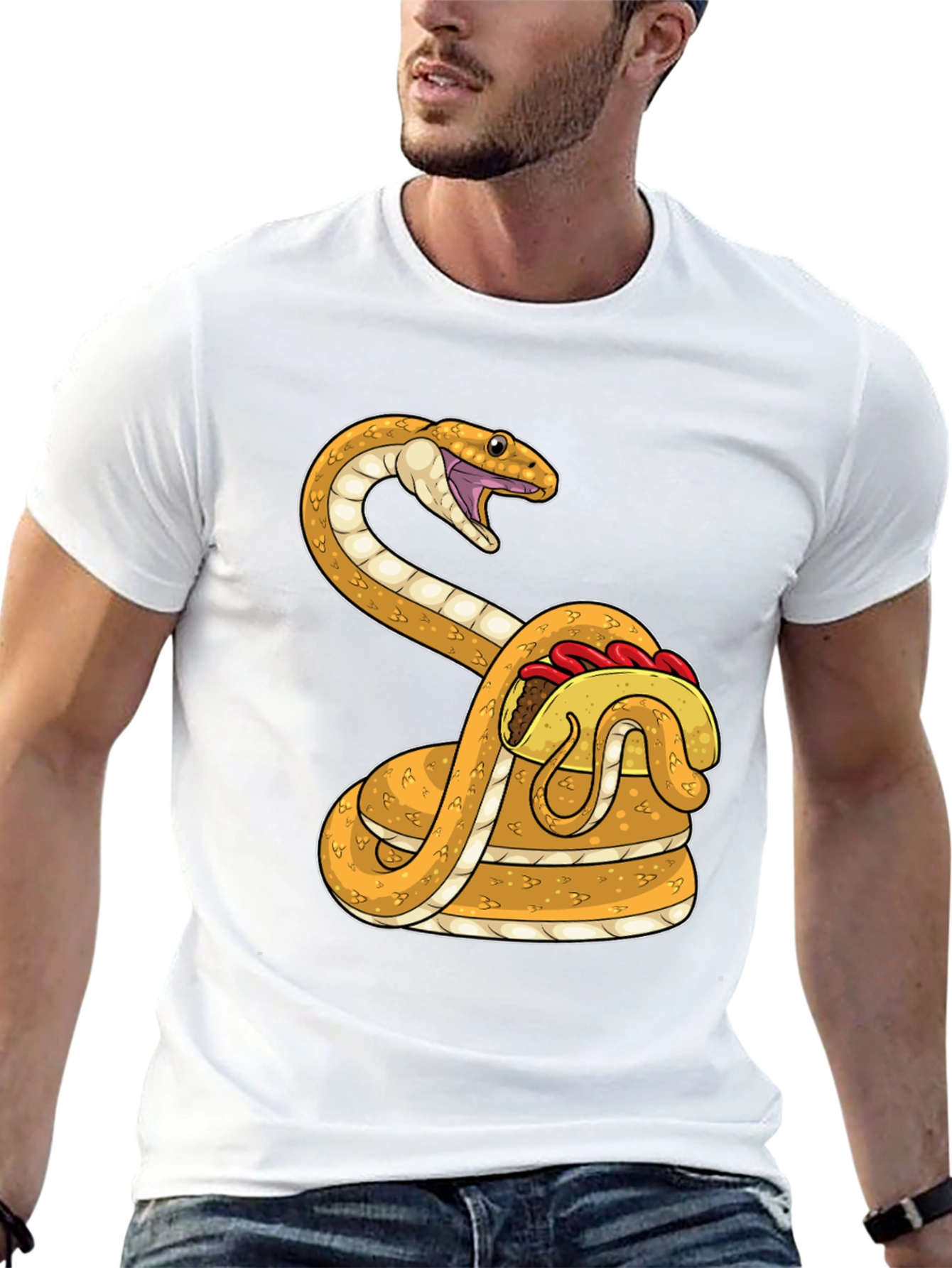Snake Taco T-Shirt - Funny Graphic Tee