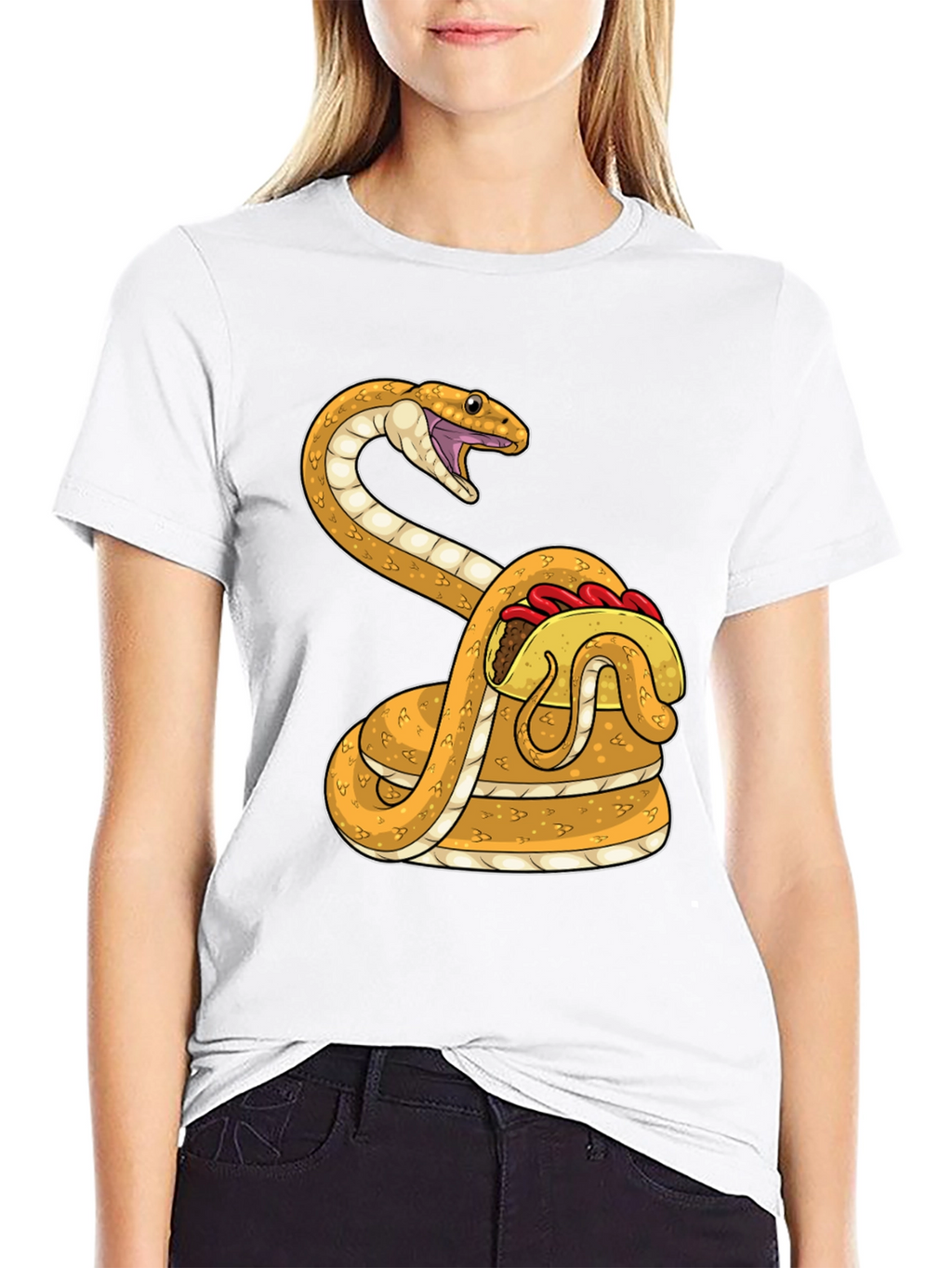 Snake Taco T-Shirt - Funny Graphic Tee