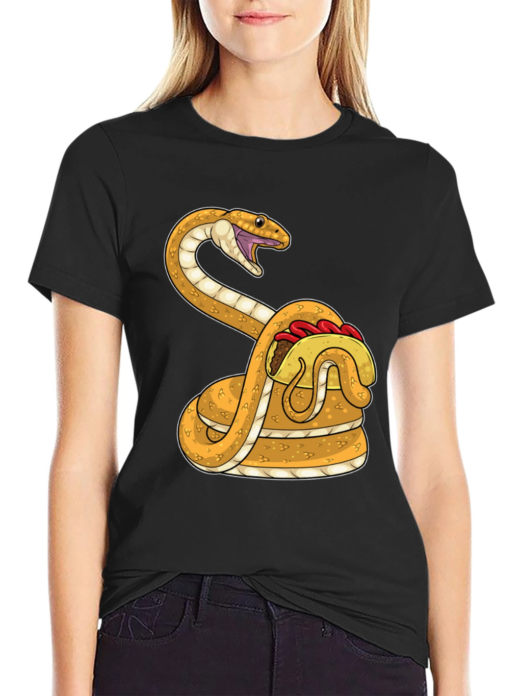 Snake Taco T-Shirt - Funny Graphic Tee