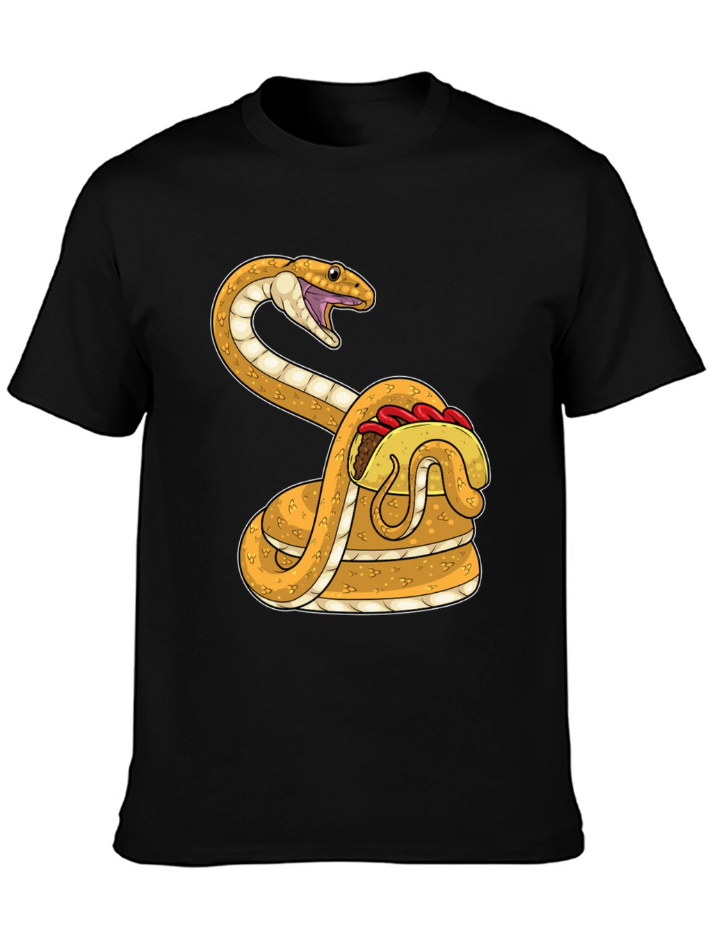 Snake Taco T-Shirt - Funny Graphic Tee